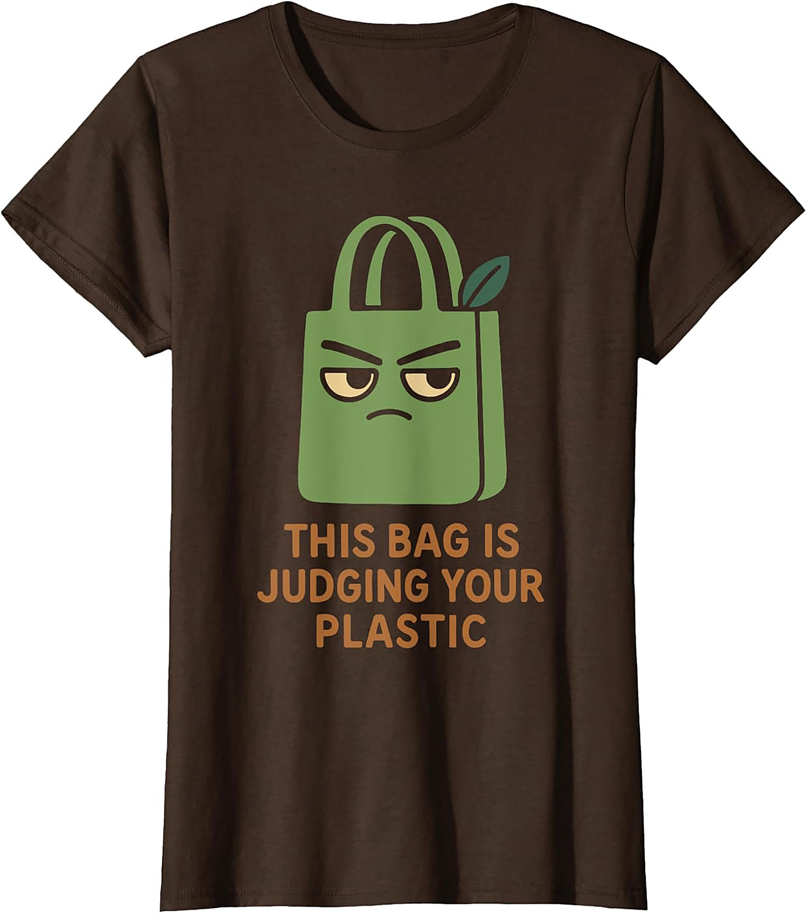 Judging Your Plastic Eco-friendly Graphic Tee | Funny Shirt