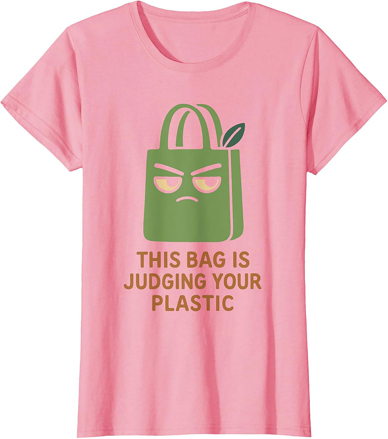 Judging Your Plastic Eco-friendly Graphic Tee | Funny Shirt