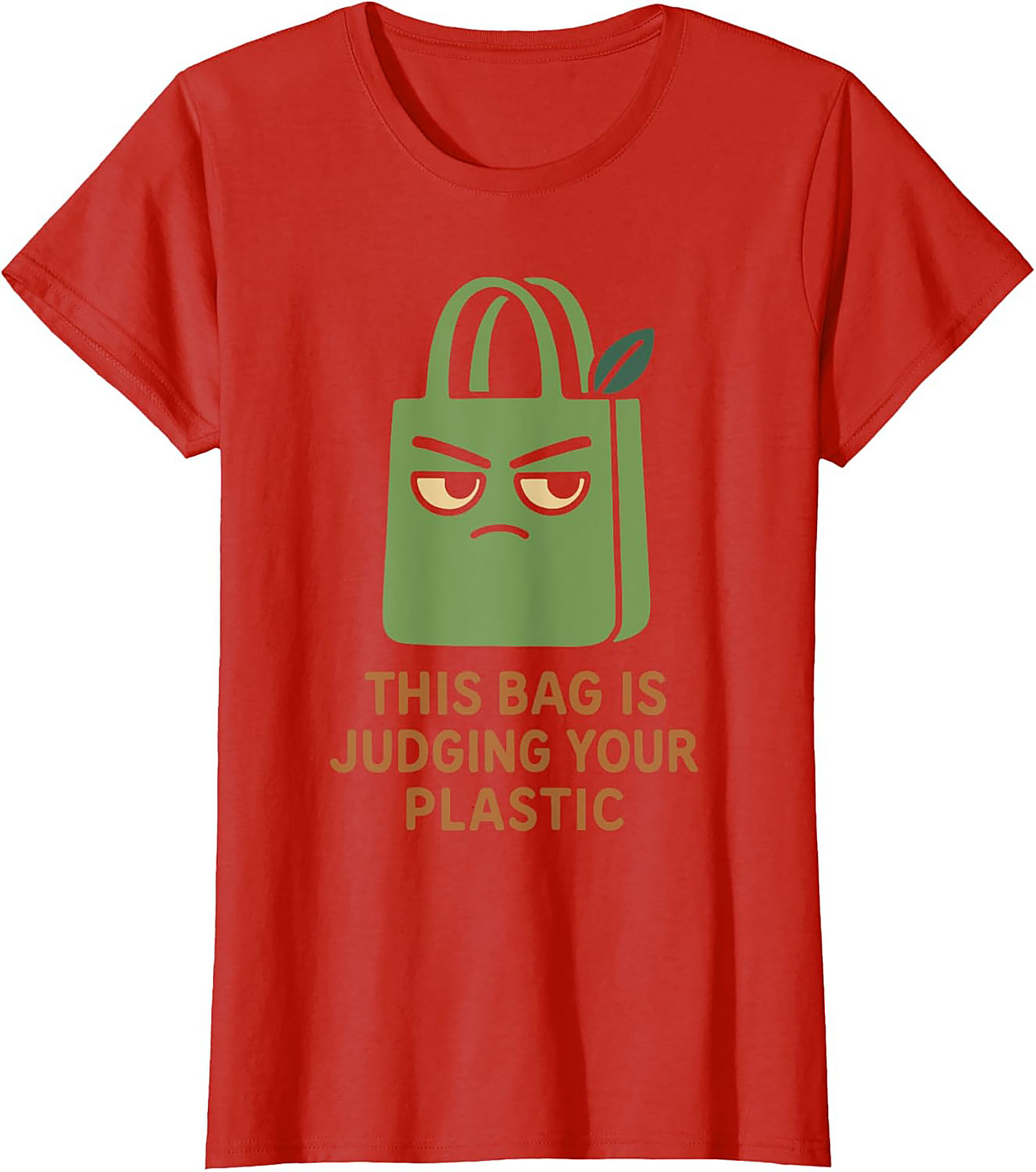 Judging Your Plastic Eco-friendly Graphic Tee | Funny Shirt