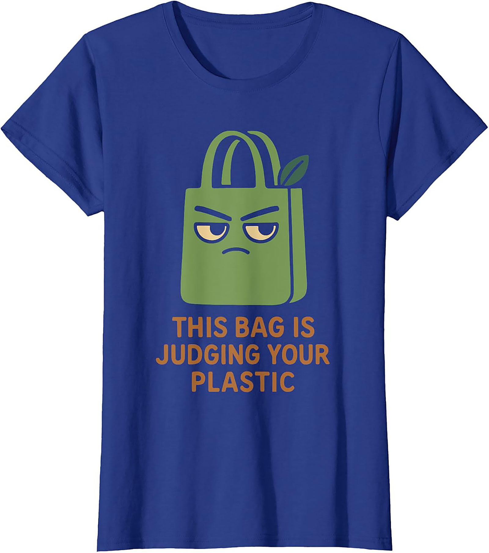 Judging Your Plastic Eco-friendly Graphic Tee | Funny Shirt