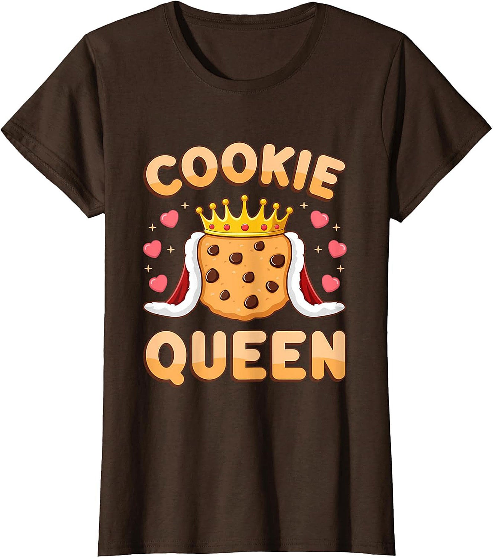 Cookie Queen T-Shirt Funny Baker Graphic Tee & Gift