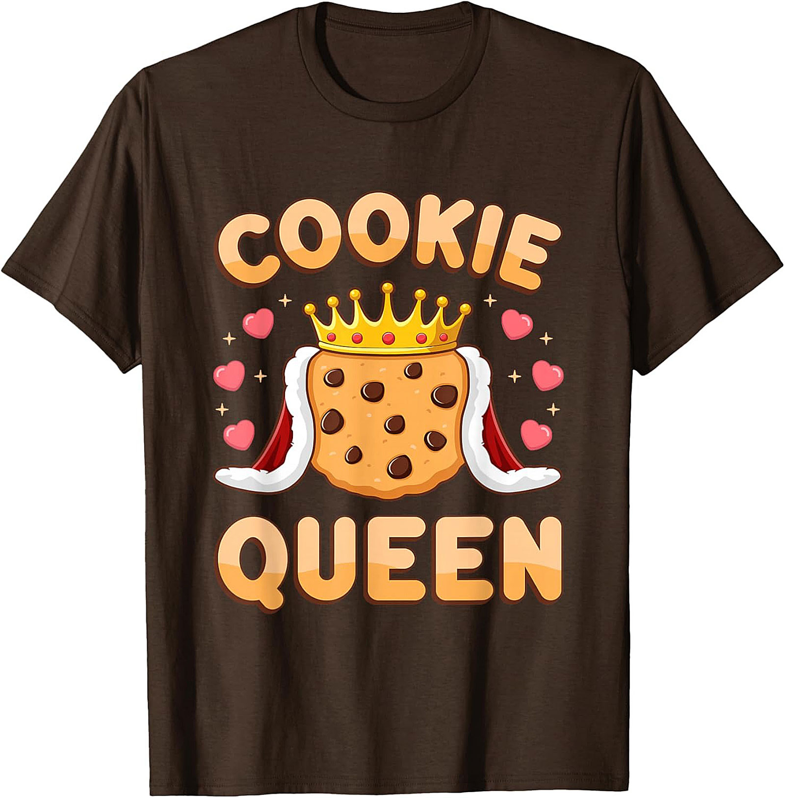 Cookie Queen T-Shirt Funny Baker Graphic Tee & Gift