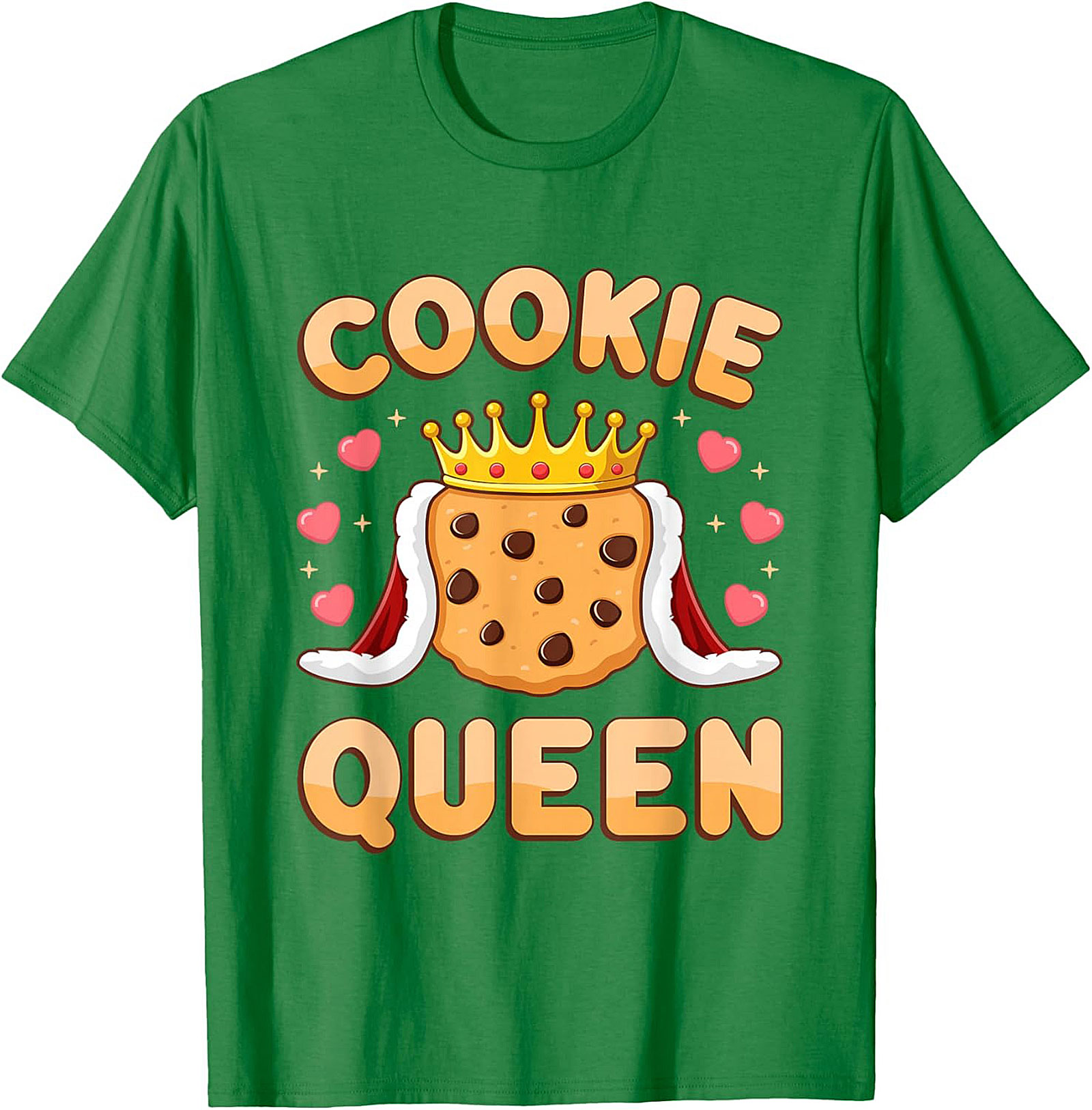 Cookie Queen T-Shirt Funny Baker Graphic Tee & Gift