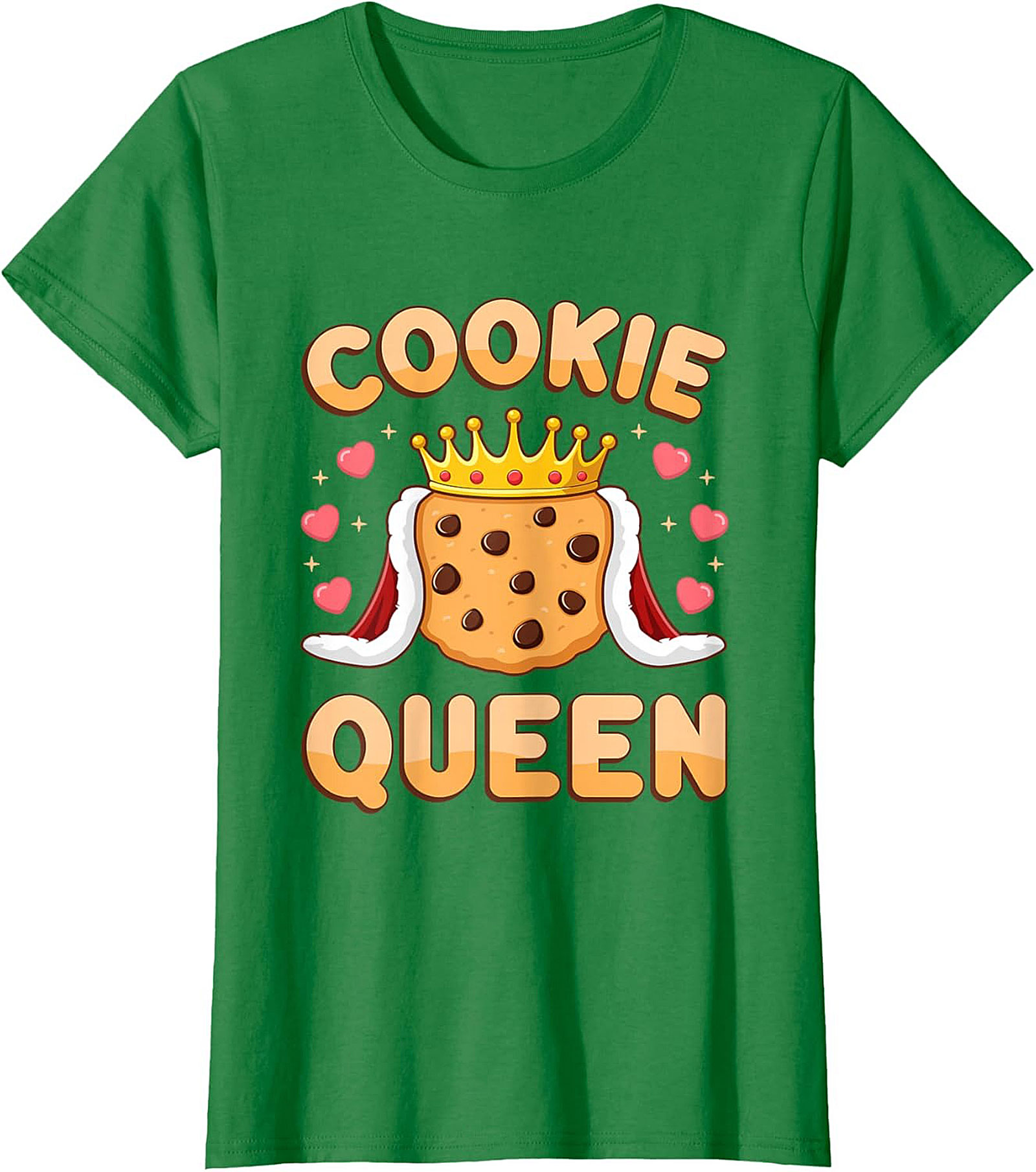 Cookie Queen T-Shirt Funny Baker Graphic Tee & Gift