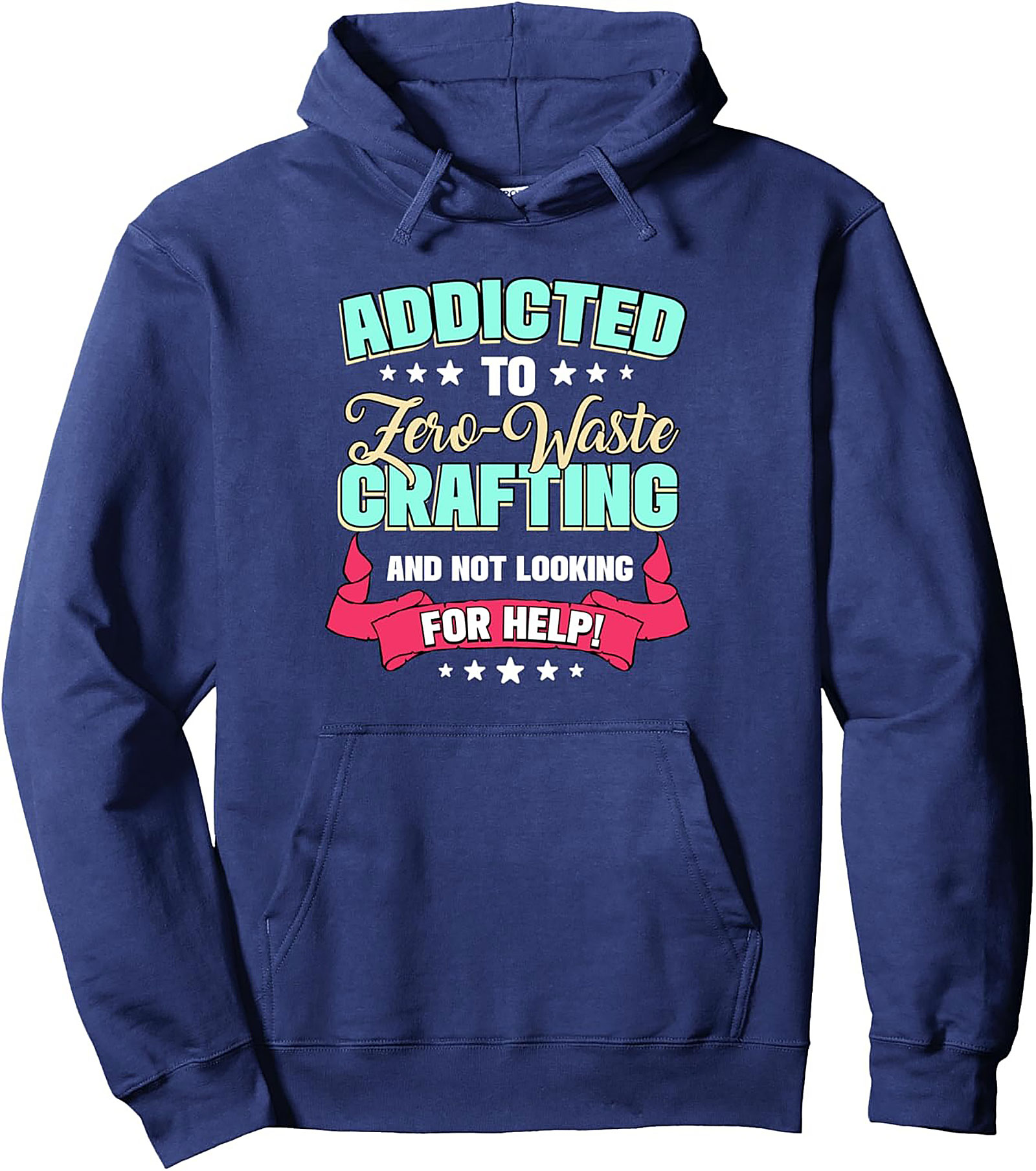 Zero-Waste Crafting Graphic Hoodie | Funny Crafter Gift