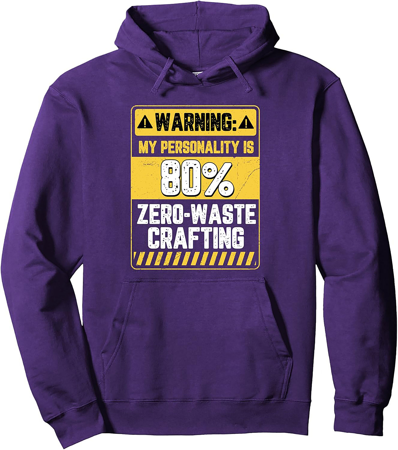 Zero-Waste Crafting Hoodie | Funny Graphic Pullover for Crafters