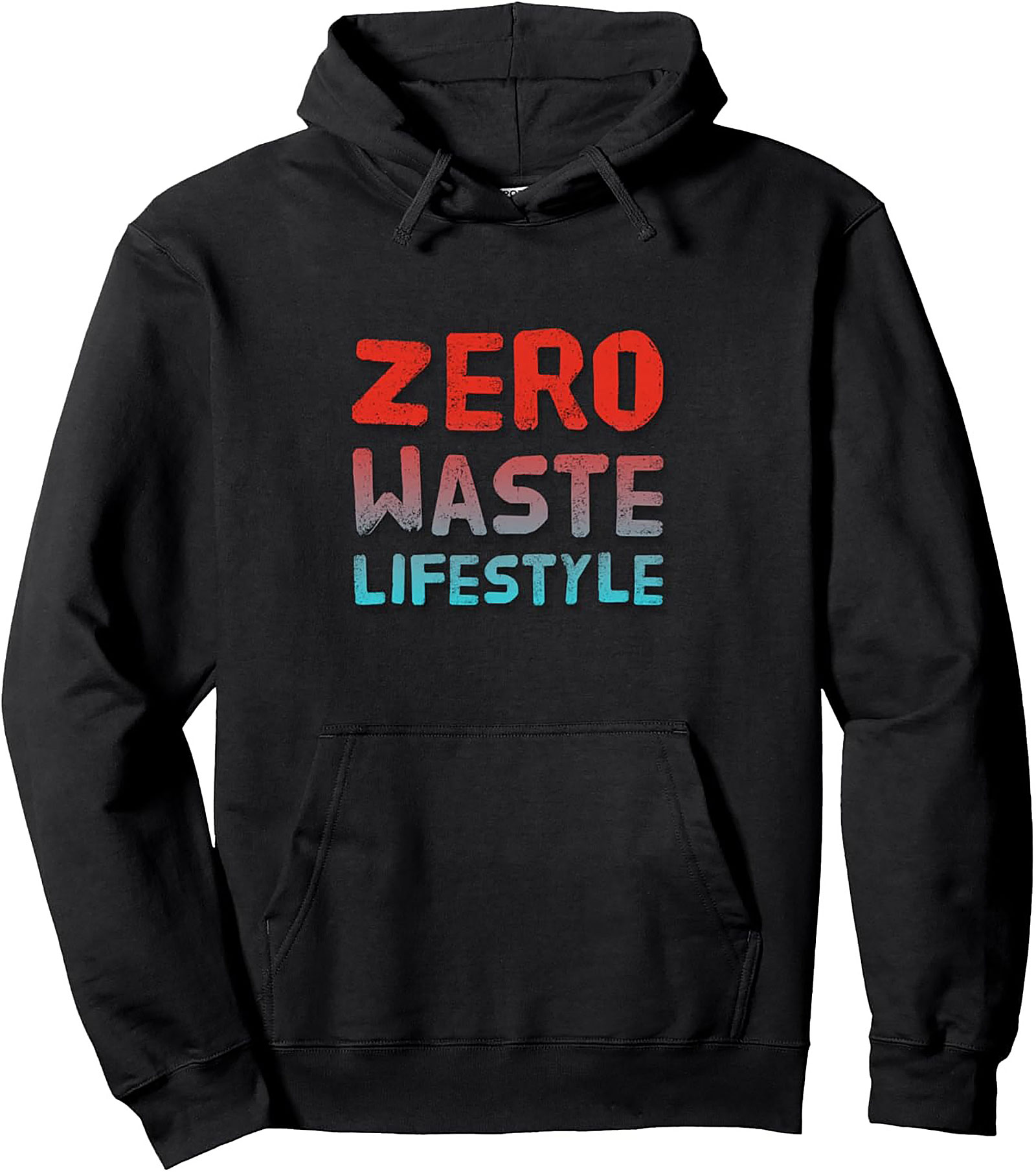 Zero Waste Lifestyle Hoodie | Eco-Friendly Graphic Pullover