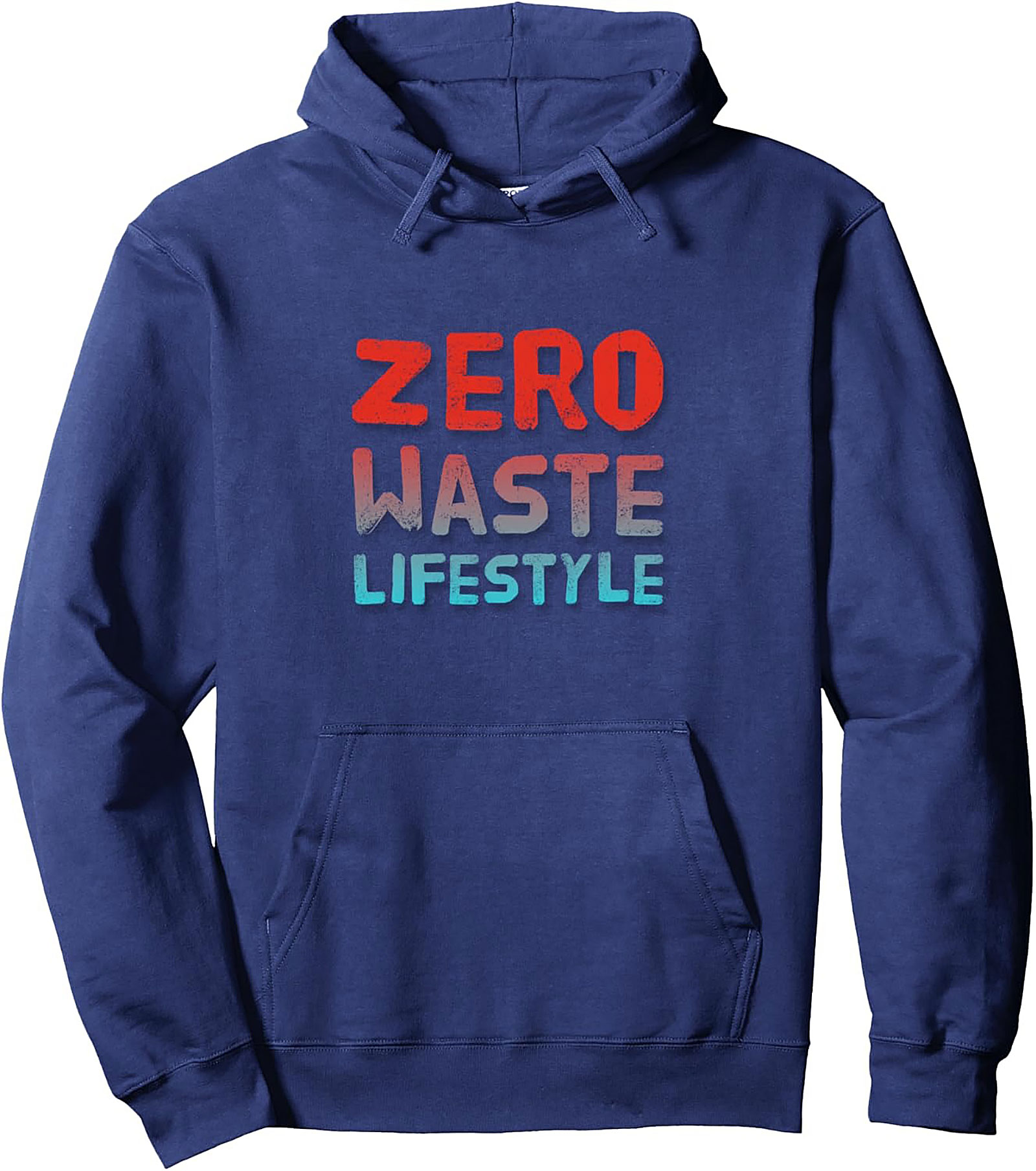 Zero Waste Lifestyle Hoodie | Eco-Friendly Graphic Pullover