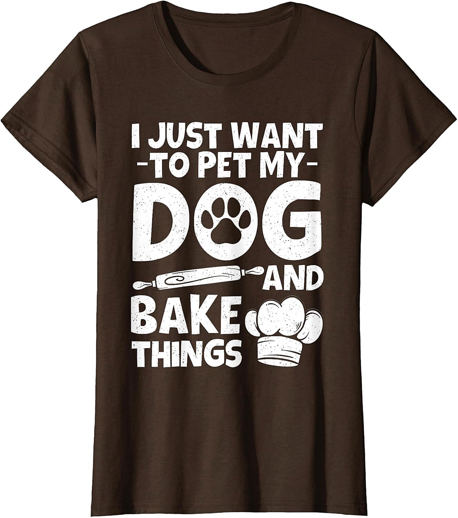  Pet My Dog and Bake Things T-shirt Funny Baker Tee