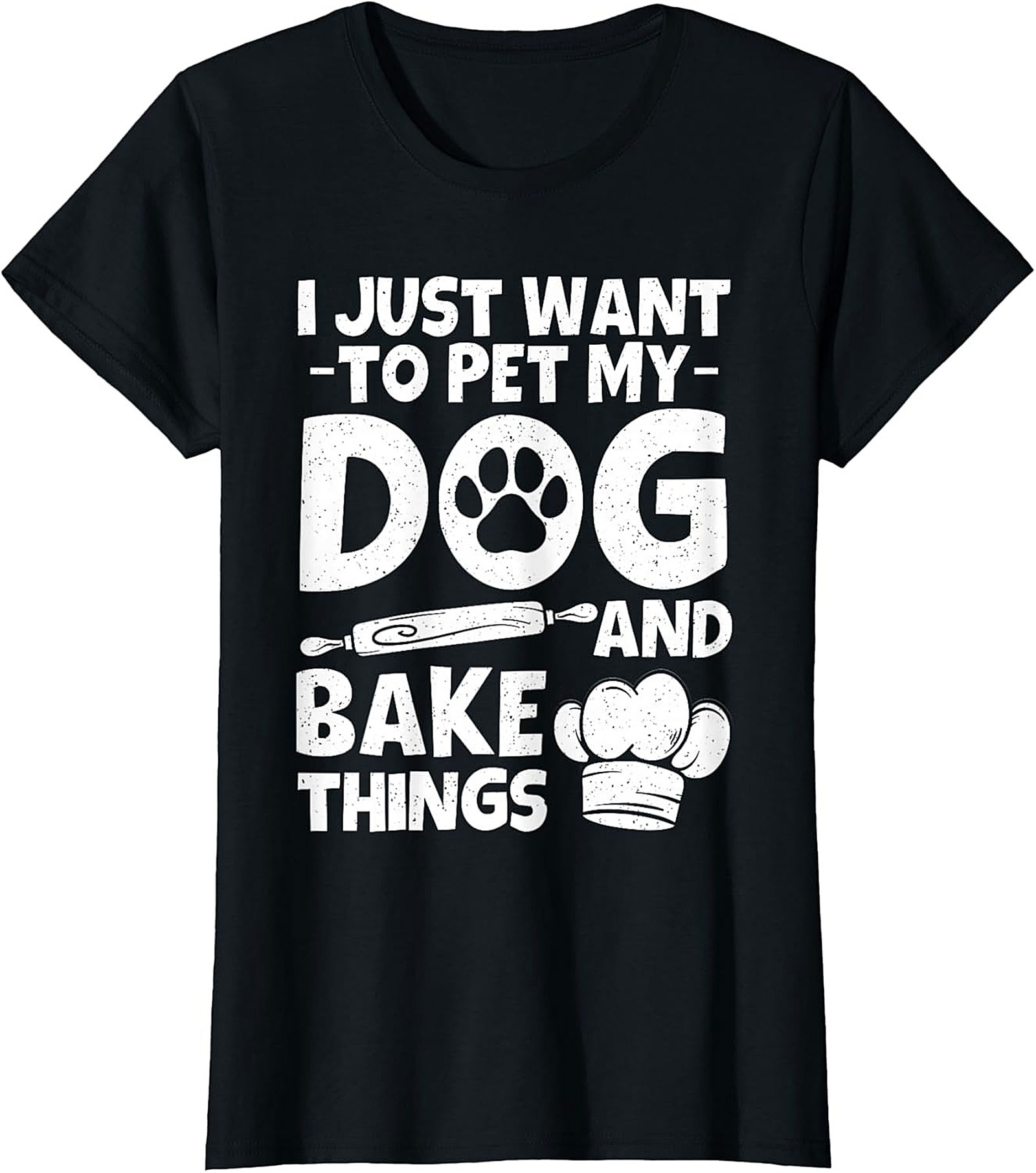  Pet My Dog and Bake Things T-shirt Funny Baker Tee