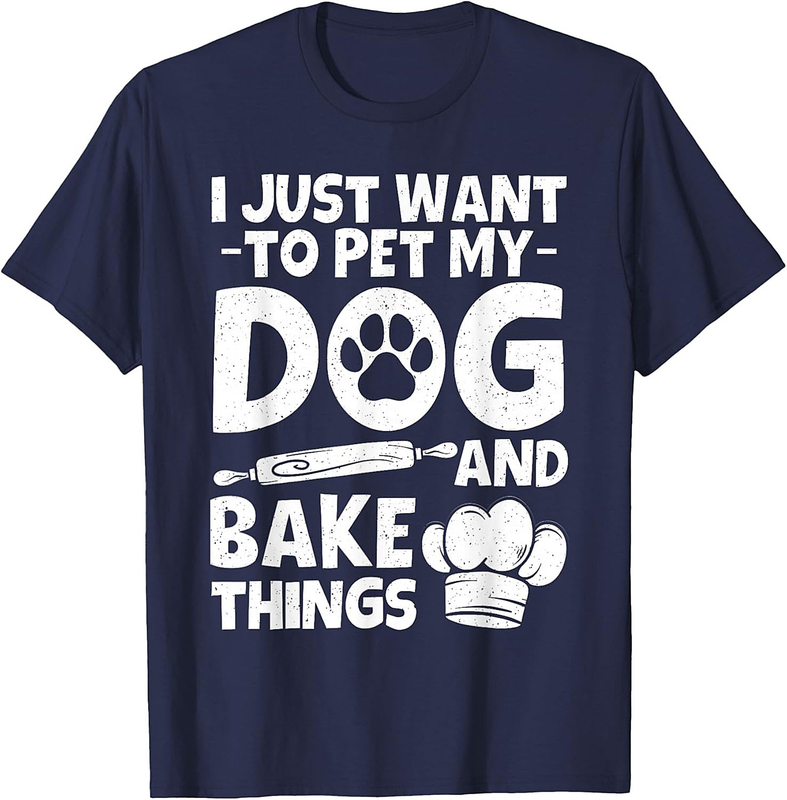  Pet My Dog and Bake Things T-shirt Funny Baker Tee
