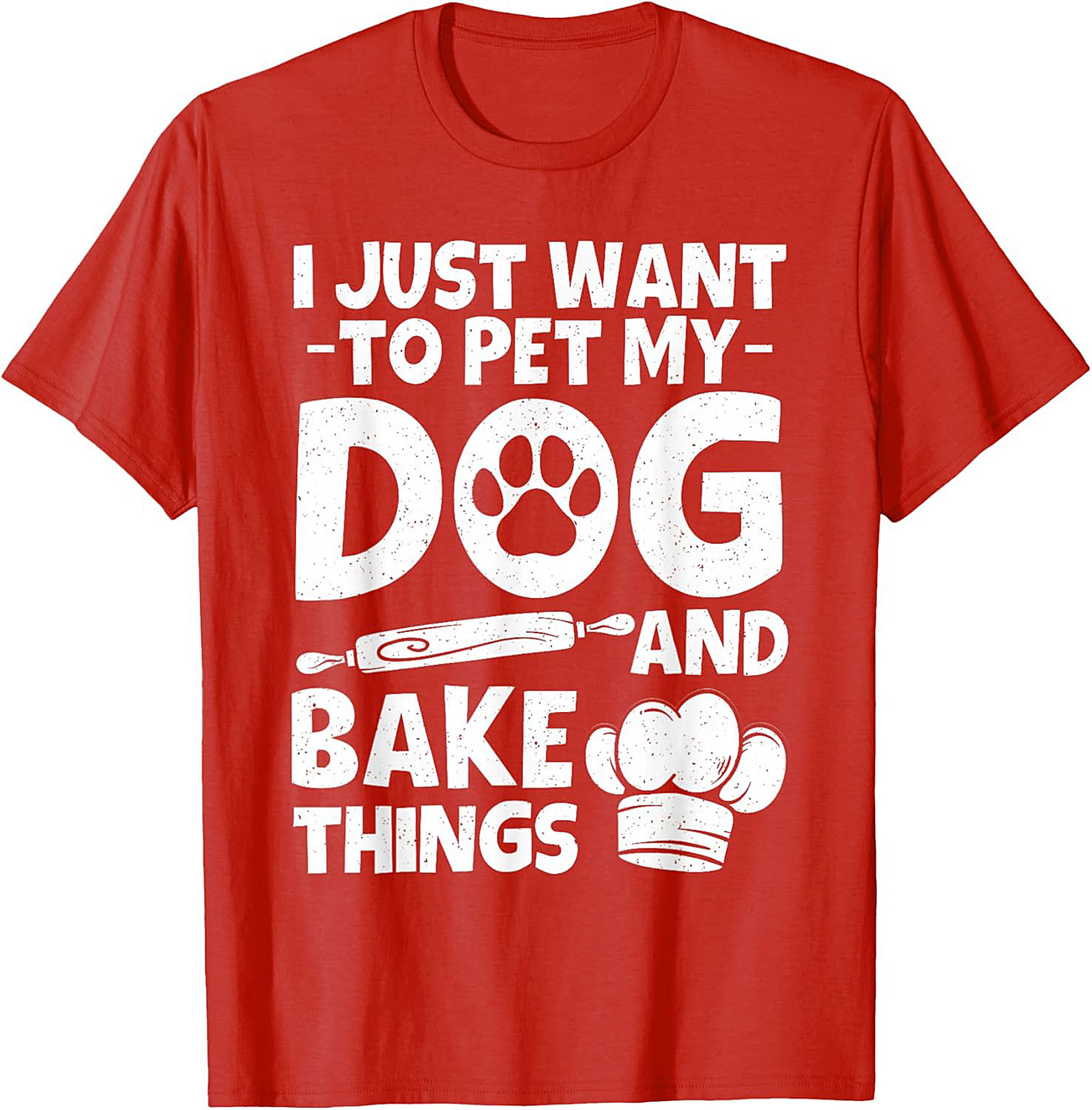  Pet My Dog and Bake Things T-shirt Funny Baker Tee