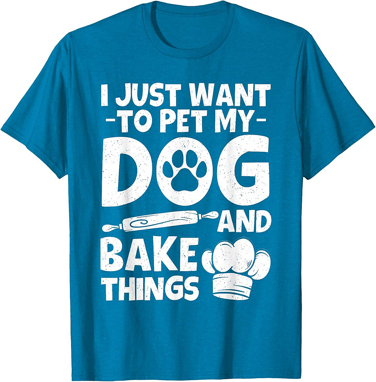  Pet My Dog and Bake Things T-shirt Funny Baker Tee