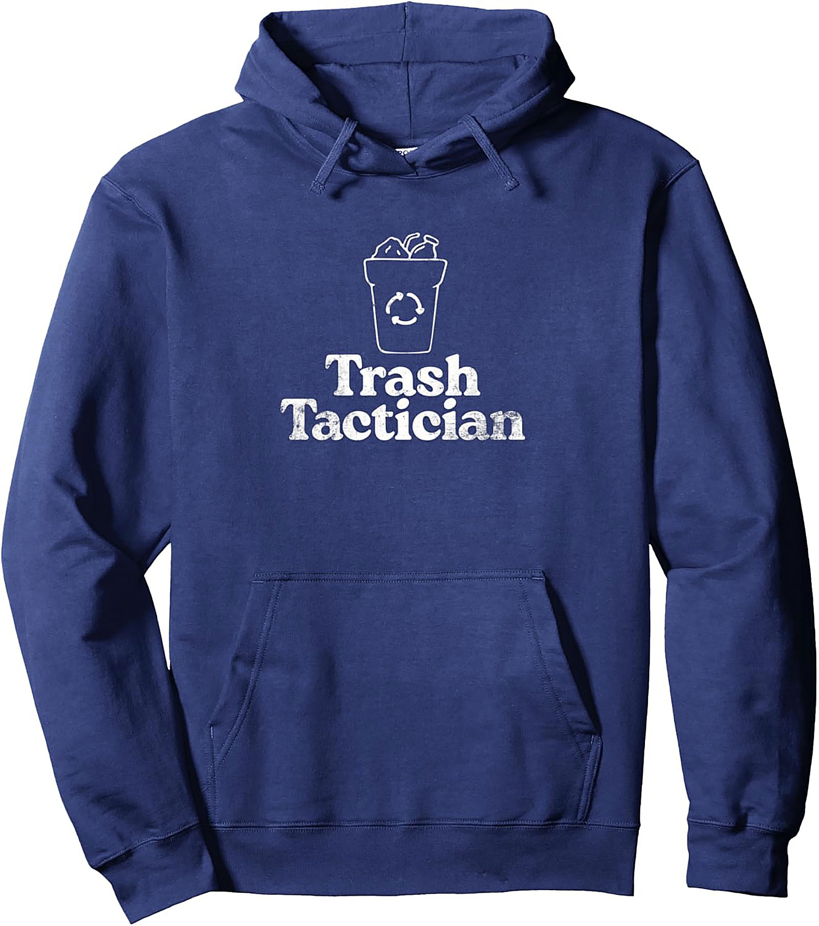 Trash Tactician Hoodie | Funny Graphic Pullover Hoodie