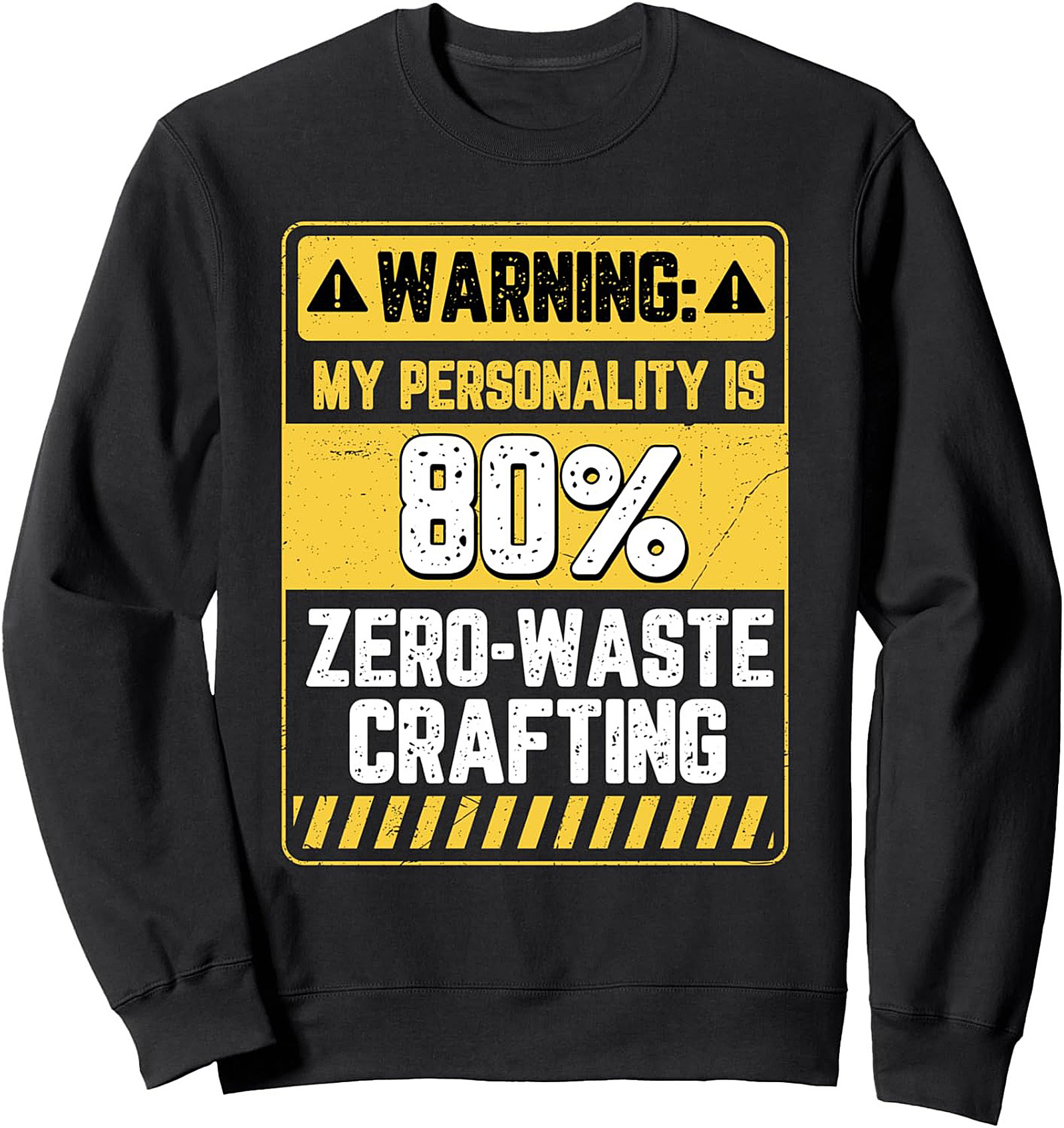 Zero-Waste Crafting Graphic Sweatshirt | Eco-Friendly Gift