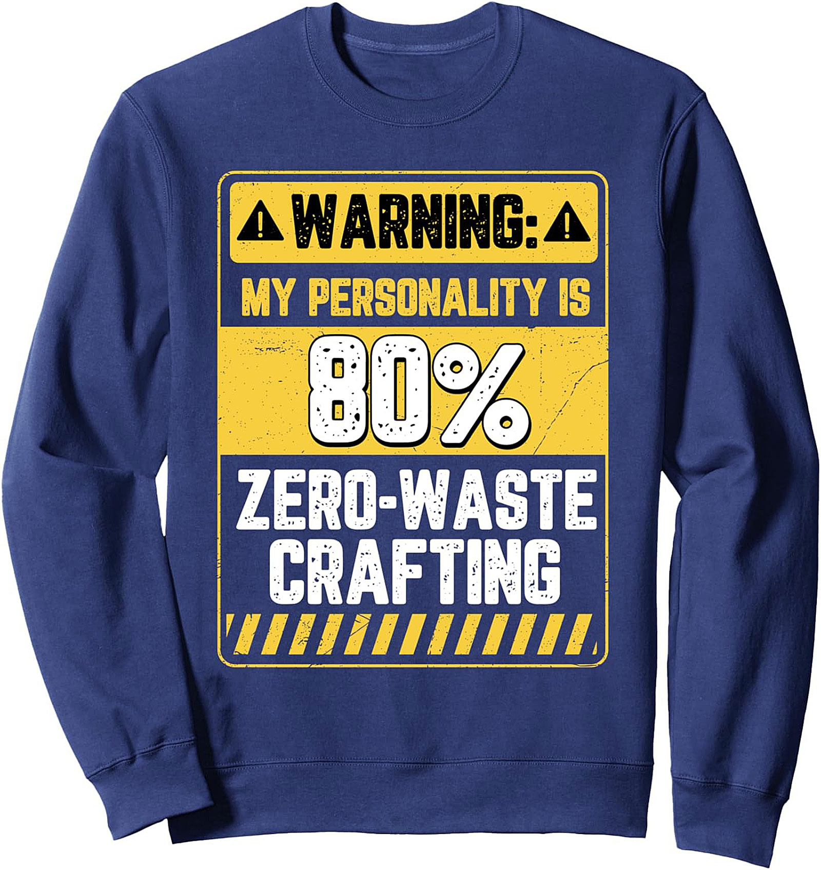 Zero-Waste Crafting Graphic Sweatshirt | Eco-Friendly Gift