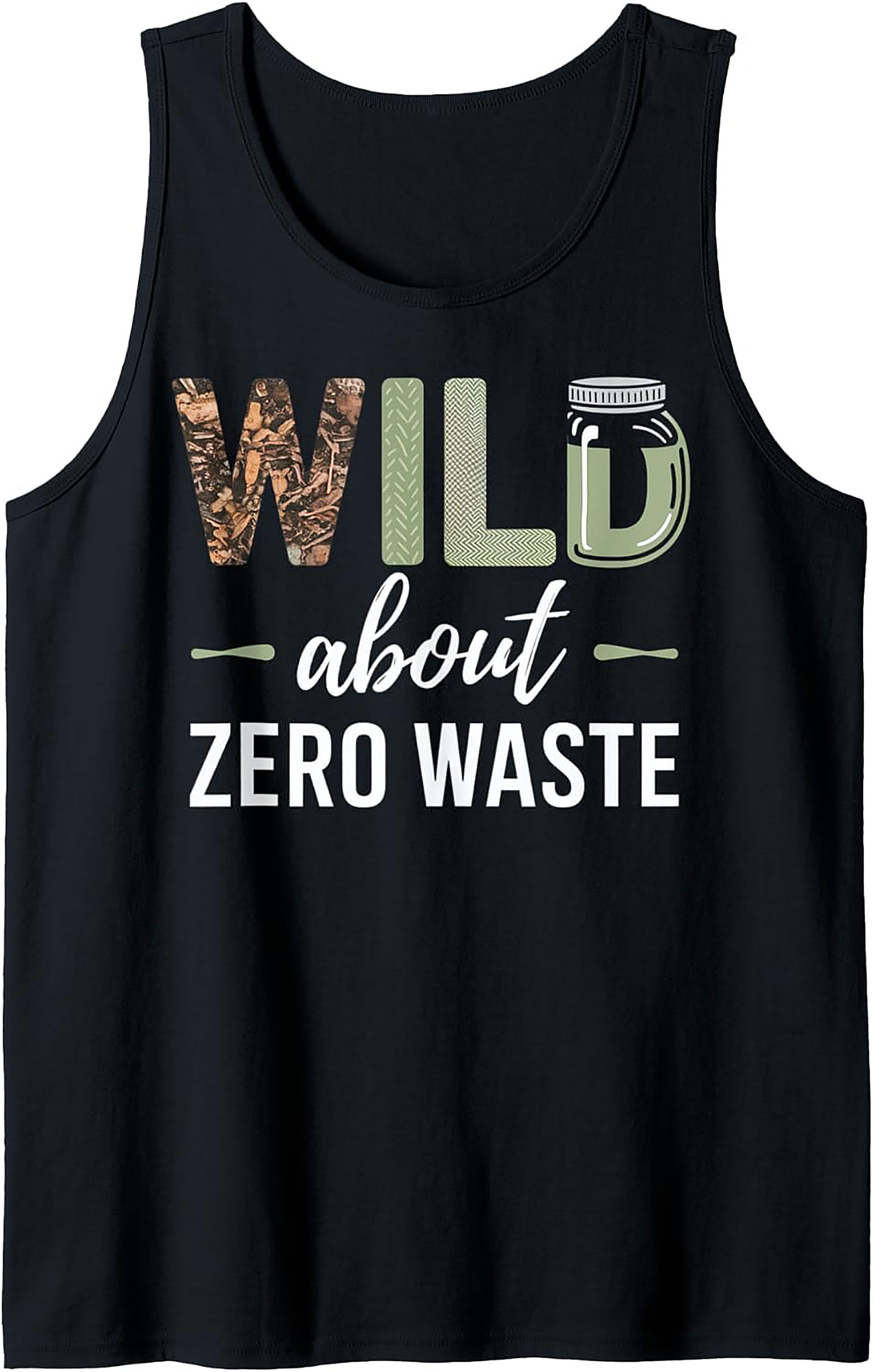 Wild About Zero Waste Graphic Tank Top | Eco-Friendly Style
