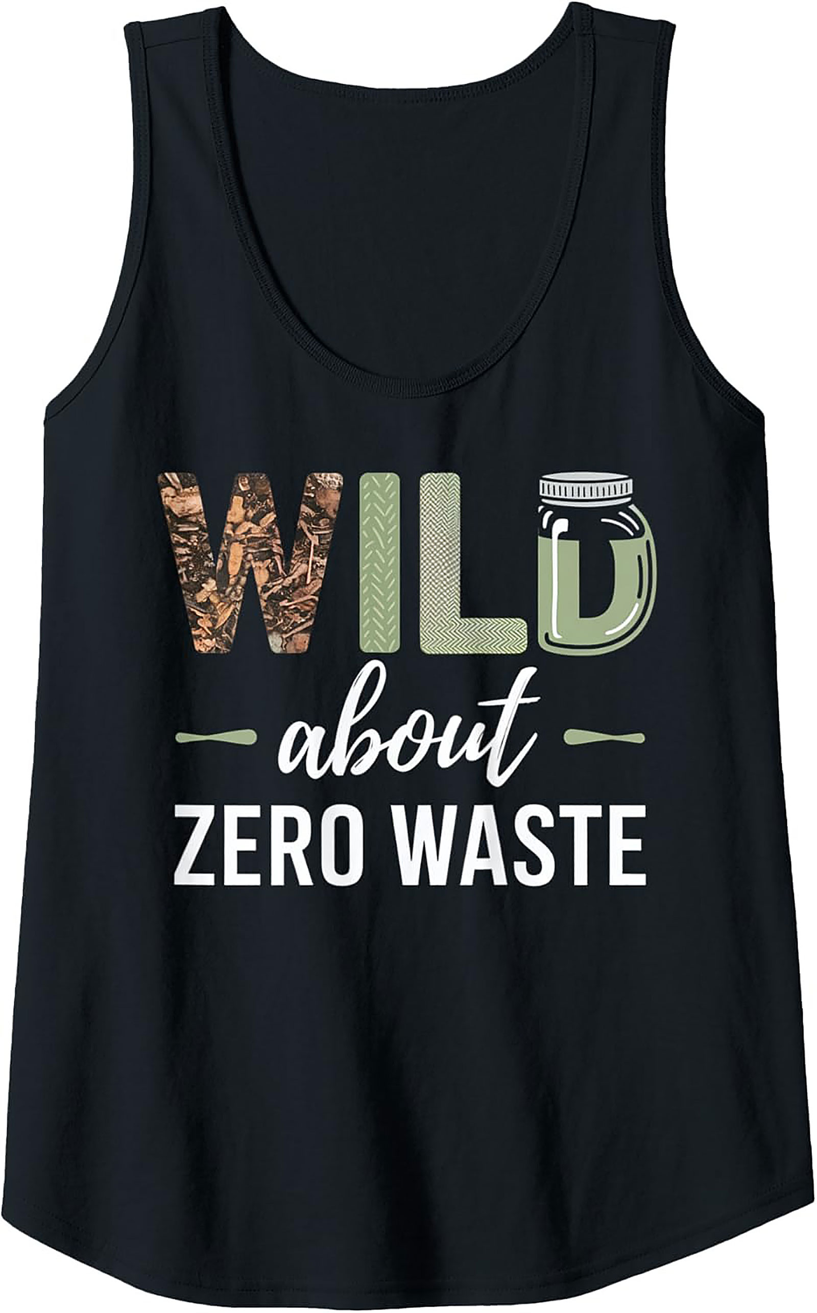 Wild About Zero Waste Graphic Tank Top | Eco-Friendly Style