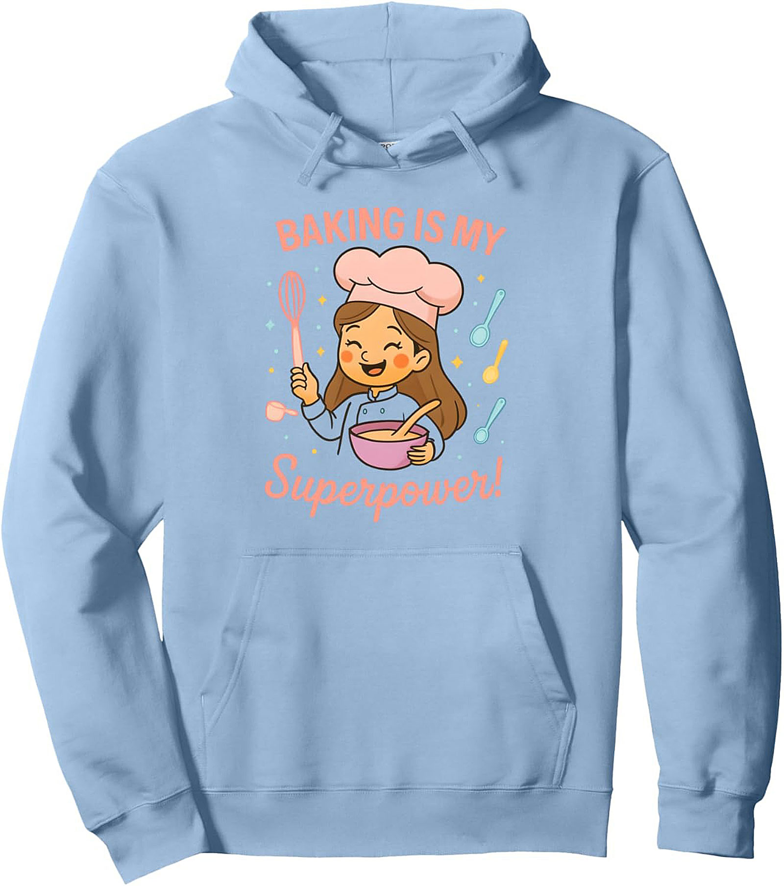 Baking Is My Superpower Graphic Hoodie