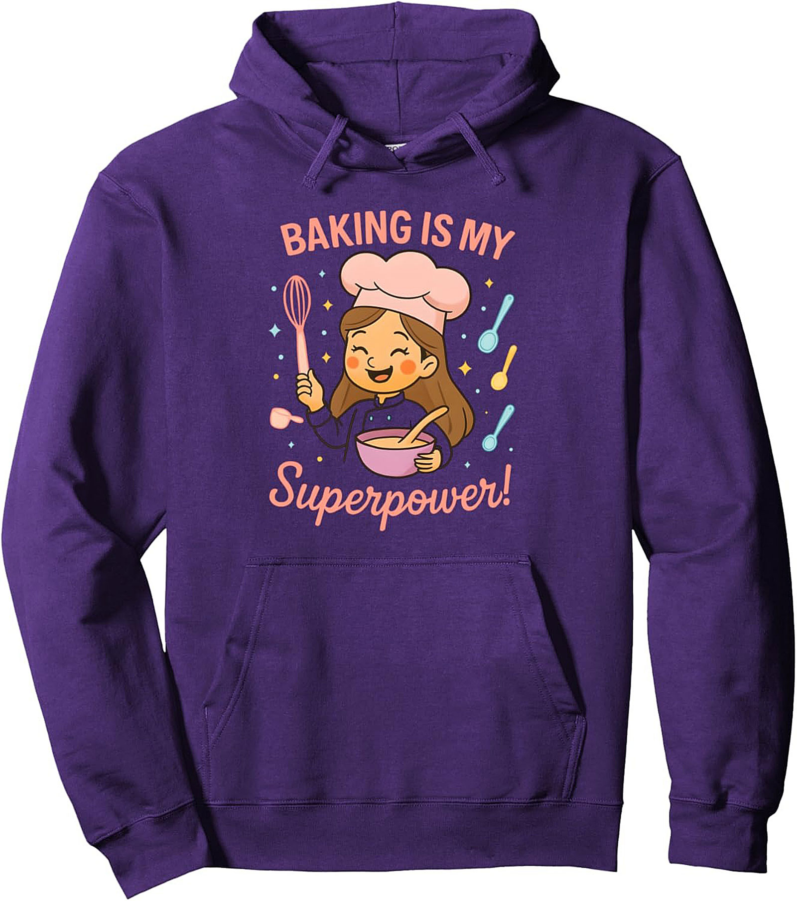 Baking Is My Superpower Graphic Hoodie