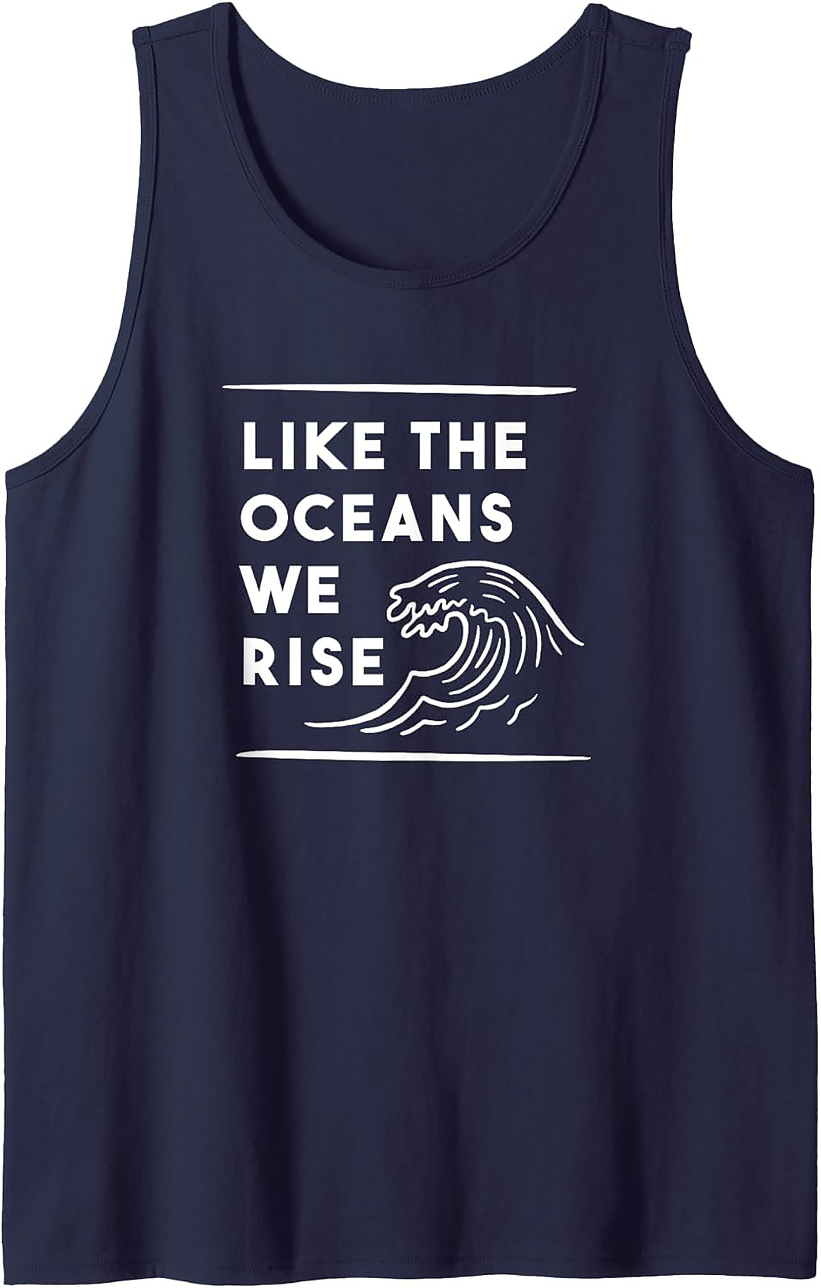 Like The Oceans We Rise - Zero Waste Lifestyle Tank Top