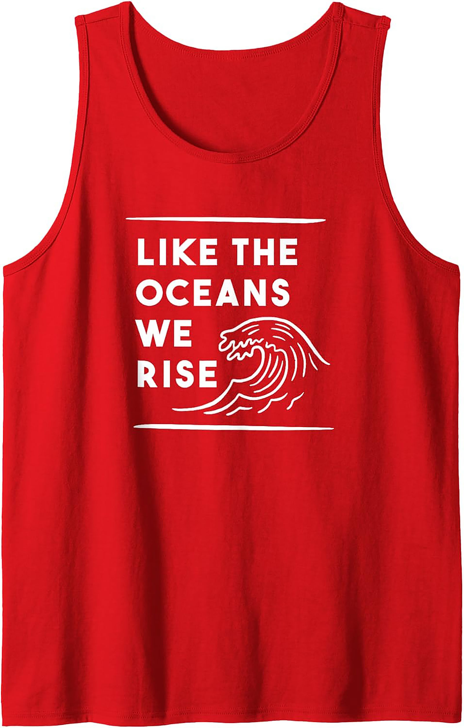 Like The Oceans We Rise - Zero Waste Lifestyle Tank Top
