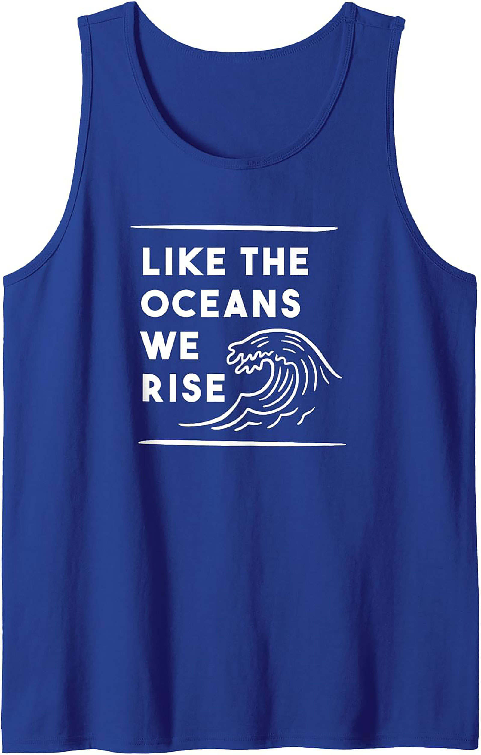 Like The Oceans We Rise - Zero Waste Lifestyle Tank Top