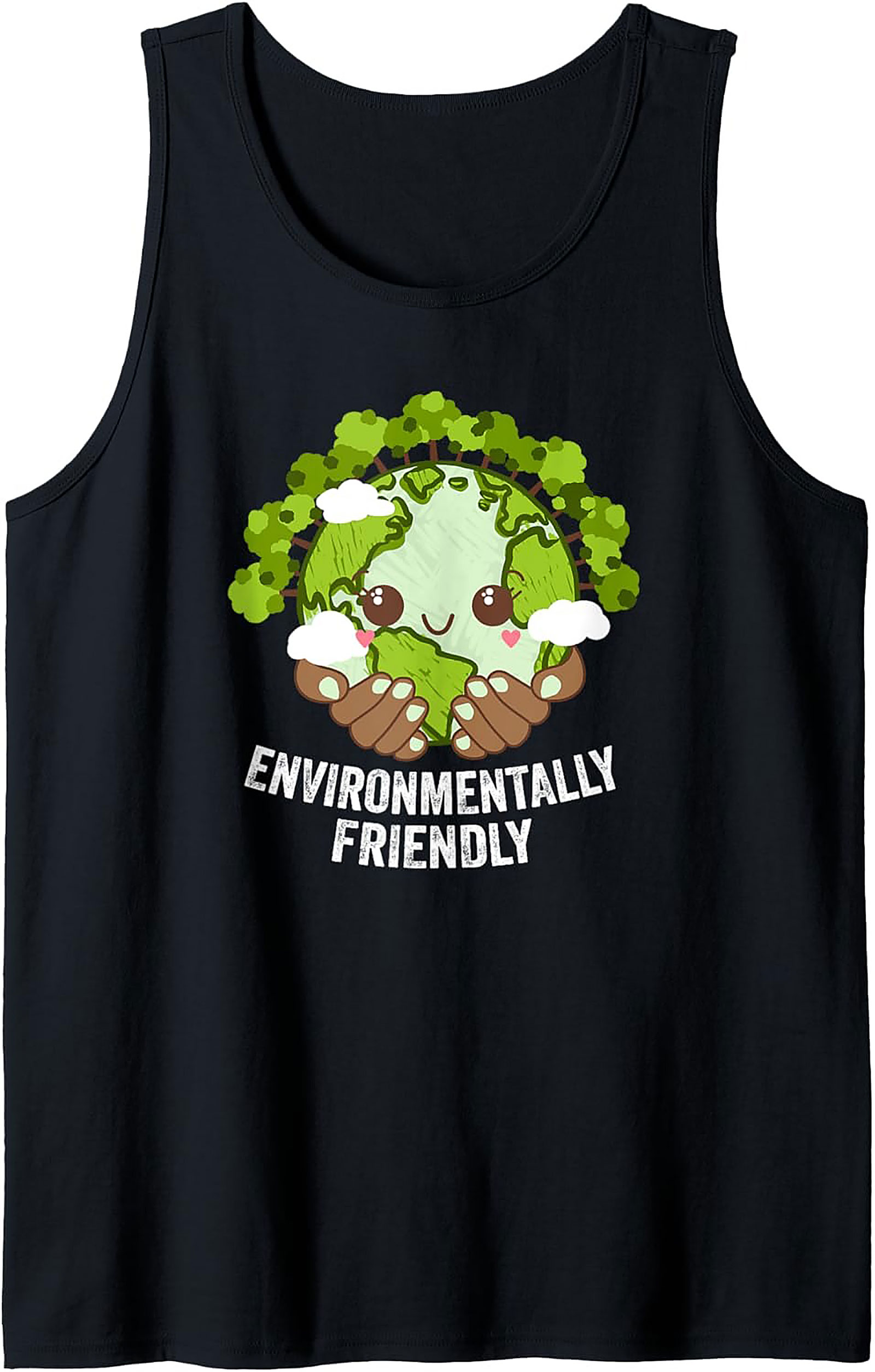 Environmentally Friendly Earth Graphic Tank Top | Eco-Gift