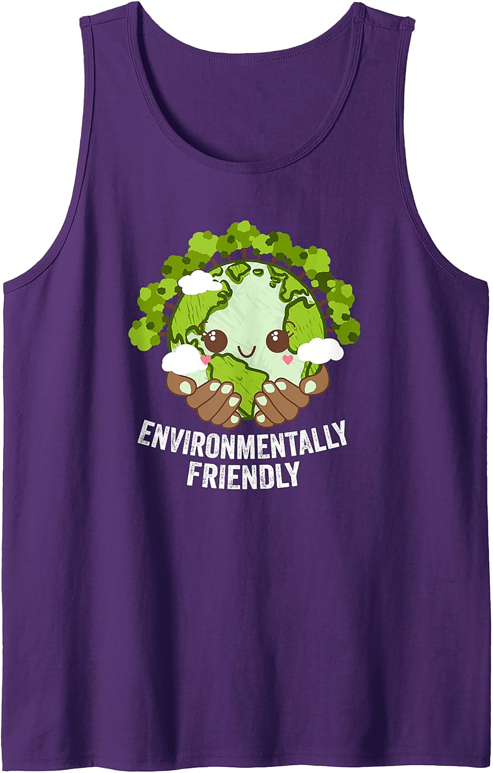 Environmentally Friendly Earth Graphic Tank Top | Eco-Gift