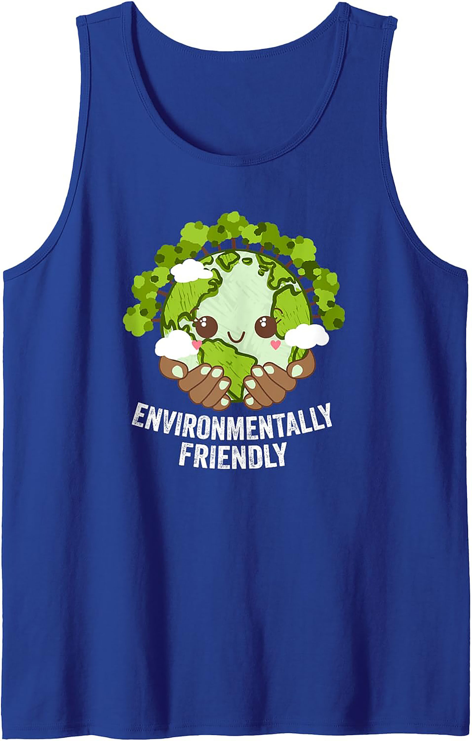 Environmentally Friendly Earth Graphic Tank Top | Eco-Gift