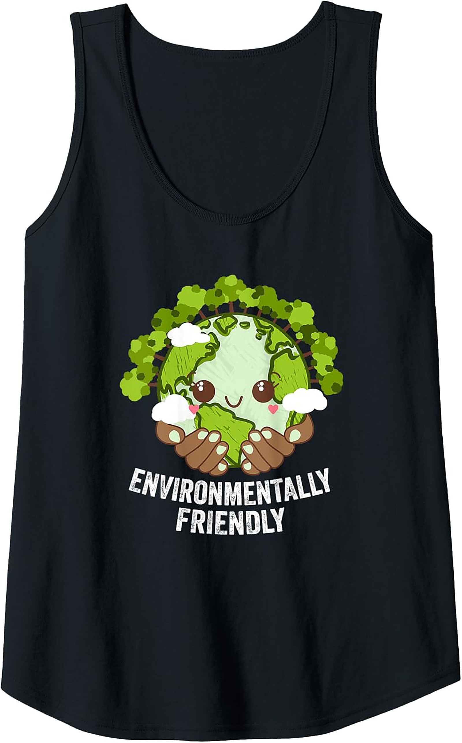 Environmentally Friendly Earth Graphic Tank Top | Eco-Gift