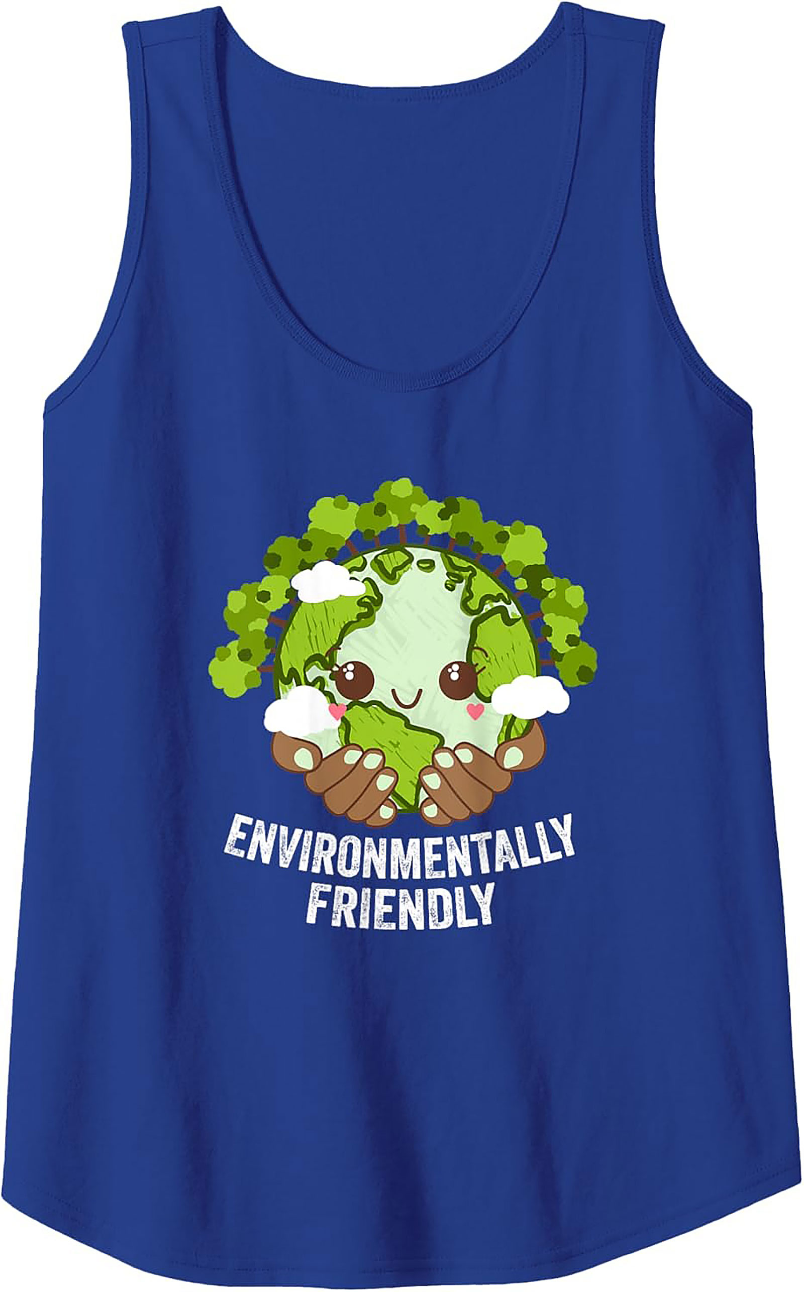 Environmentally Friendly Earth Graphic Tank Top | Eco-Gift