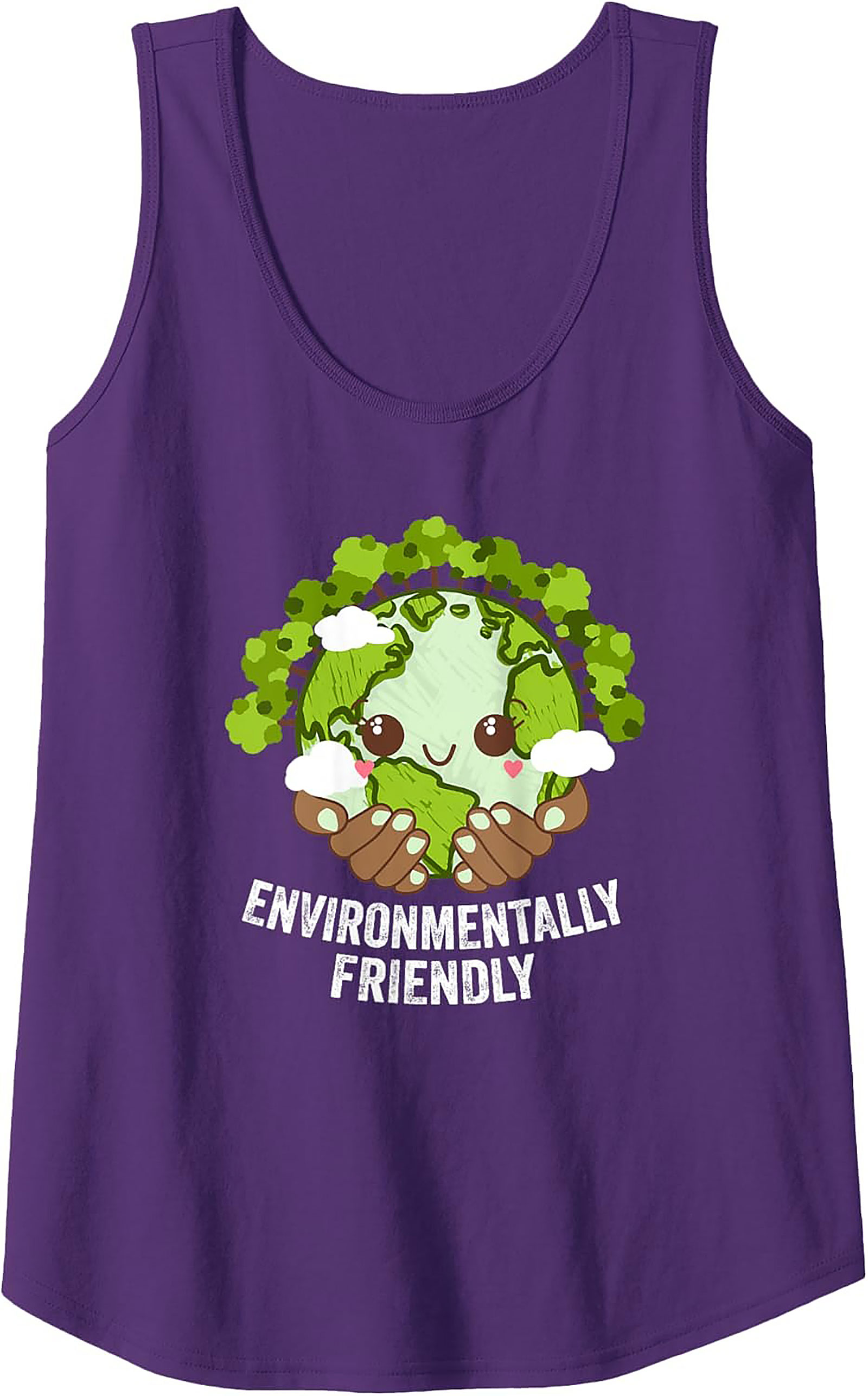 Environmentally Friendly Earth Graphic Tank Top | Eco-Gift