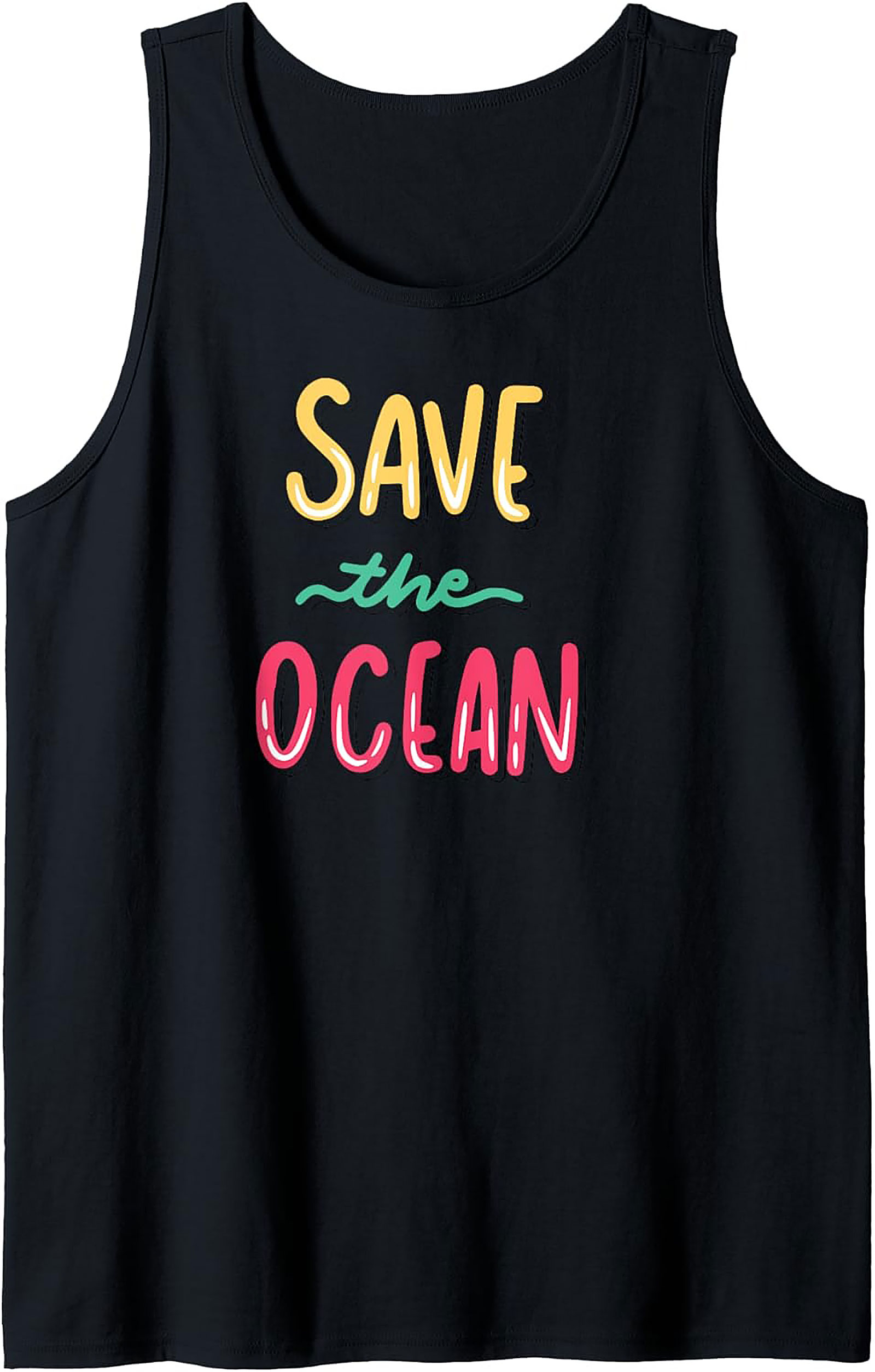 Save the Ocean Tank Top | Eco-Friendly Graphic Tank