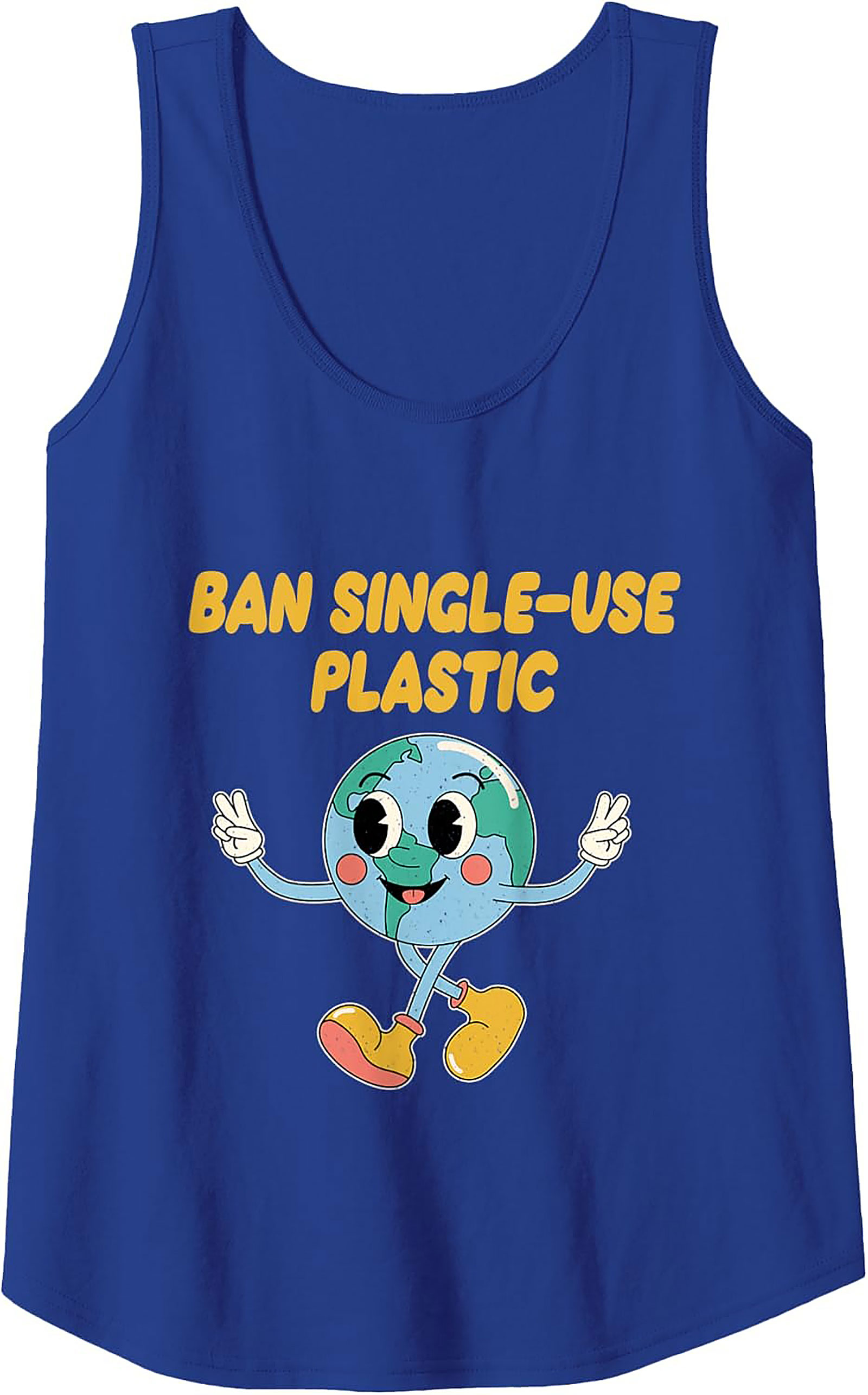 Ban Single-Use Plastic Tank Top | Eco-Friendly Graphic Tank