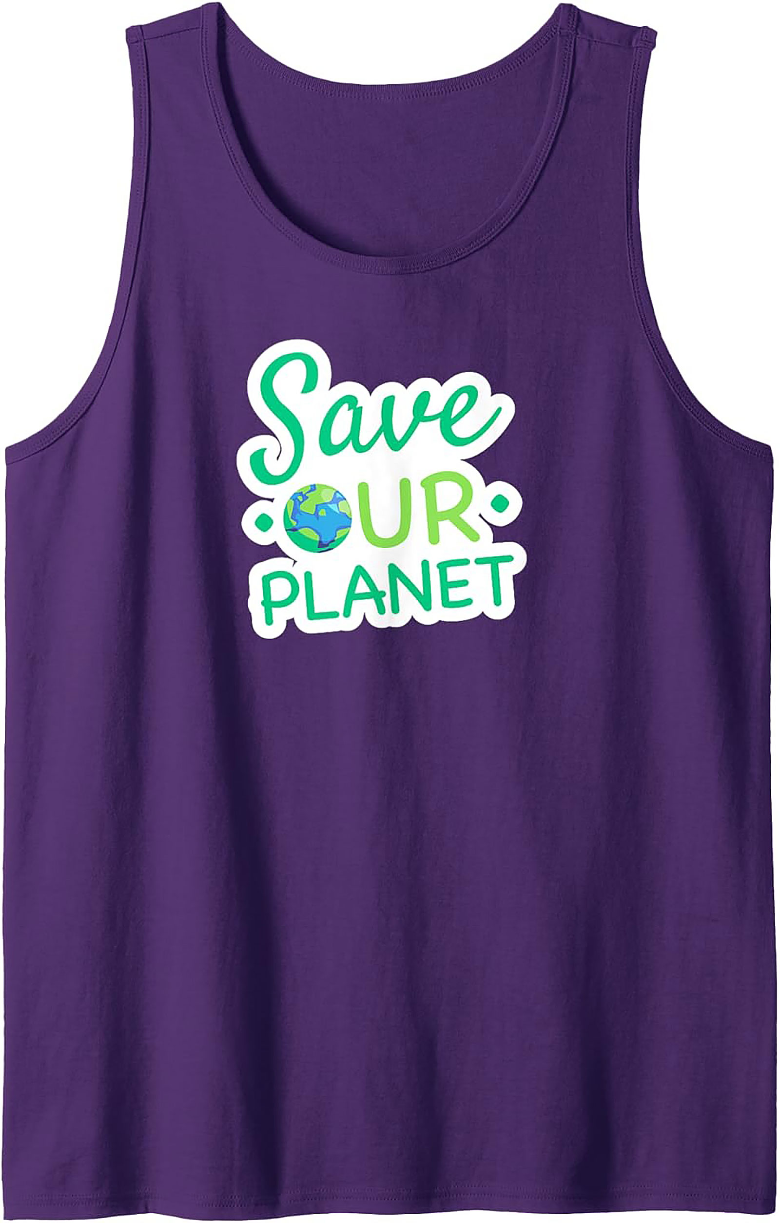 Save Our Planet Tank Top | Eco-Friendly Graphic Sleeveless Tee