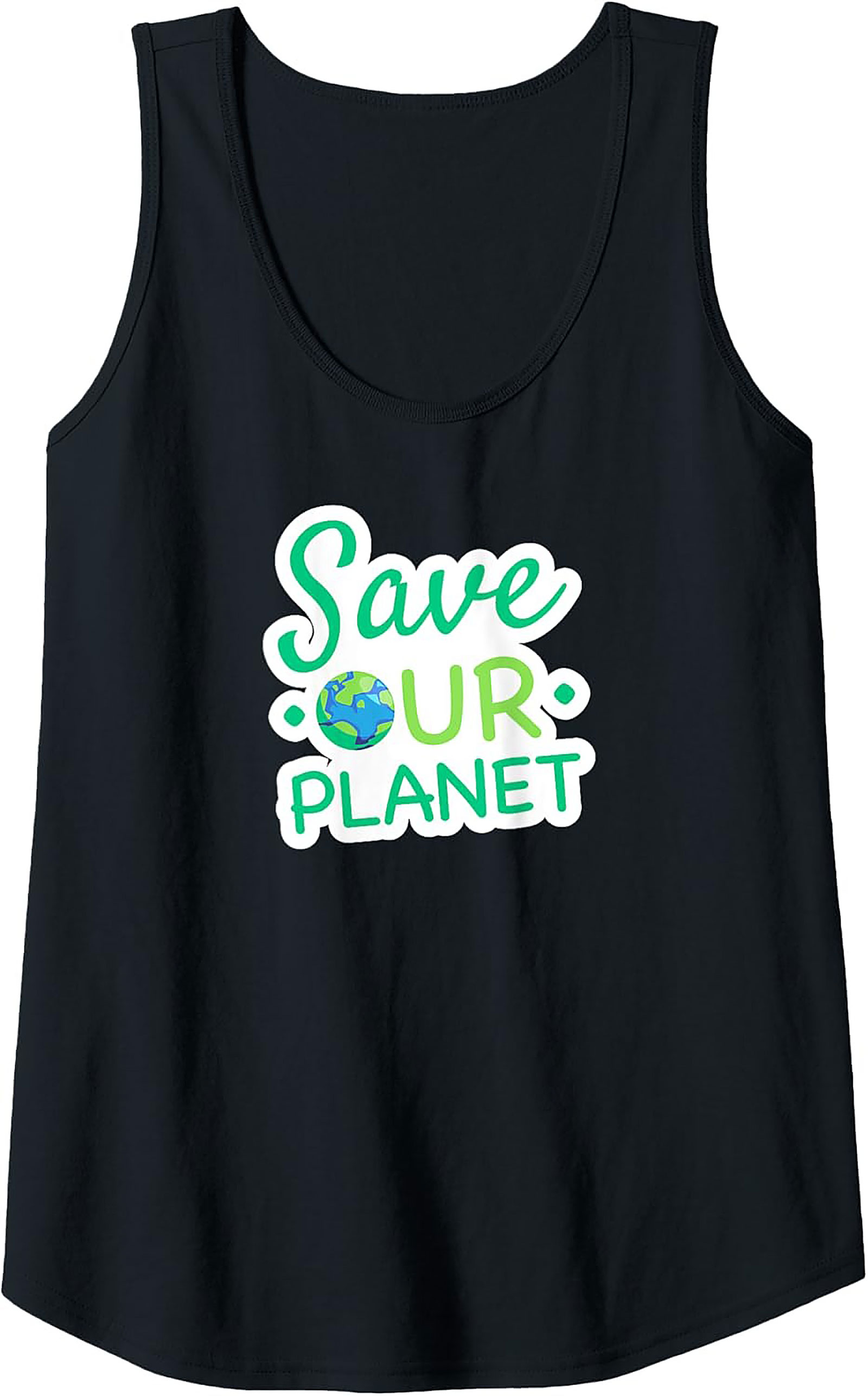 Save Our Planet Tank Top | Eco-Friendly Graphic Sleeveless Tee