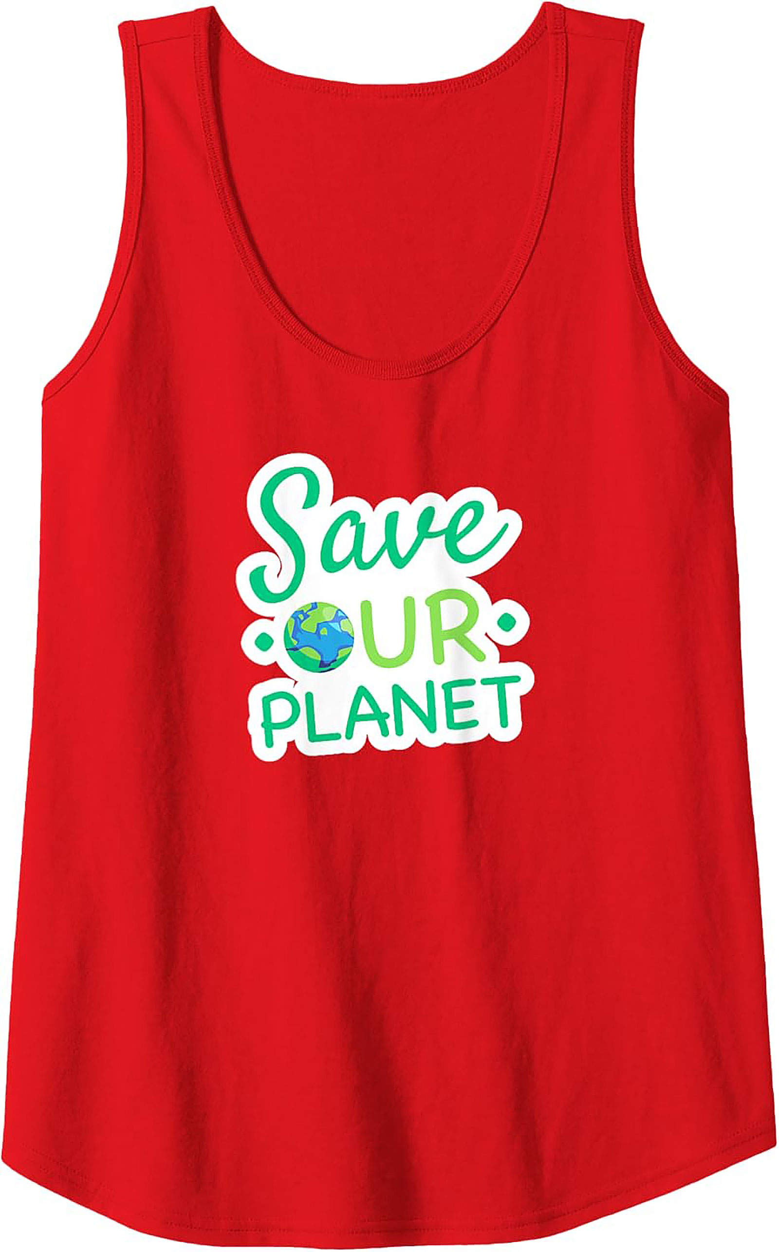 Save Our Planet Tank Top | Eco-Friendly Graphic Sleeveless Tee