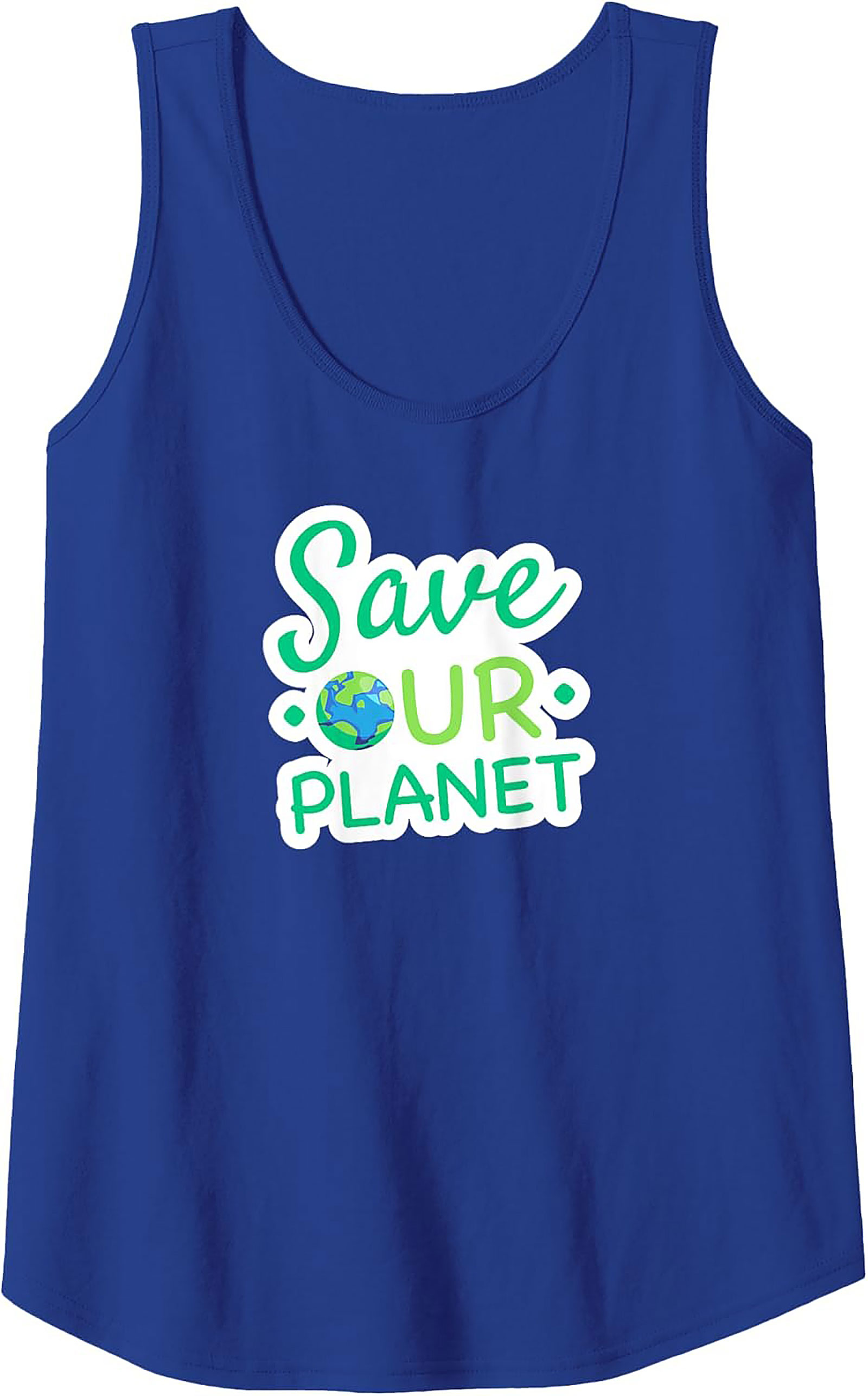Save Our Planet Tank Top | Eco-Friendly Graphic Sleeveless Tee