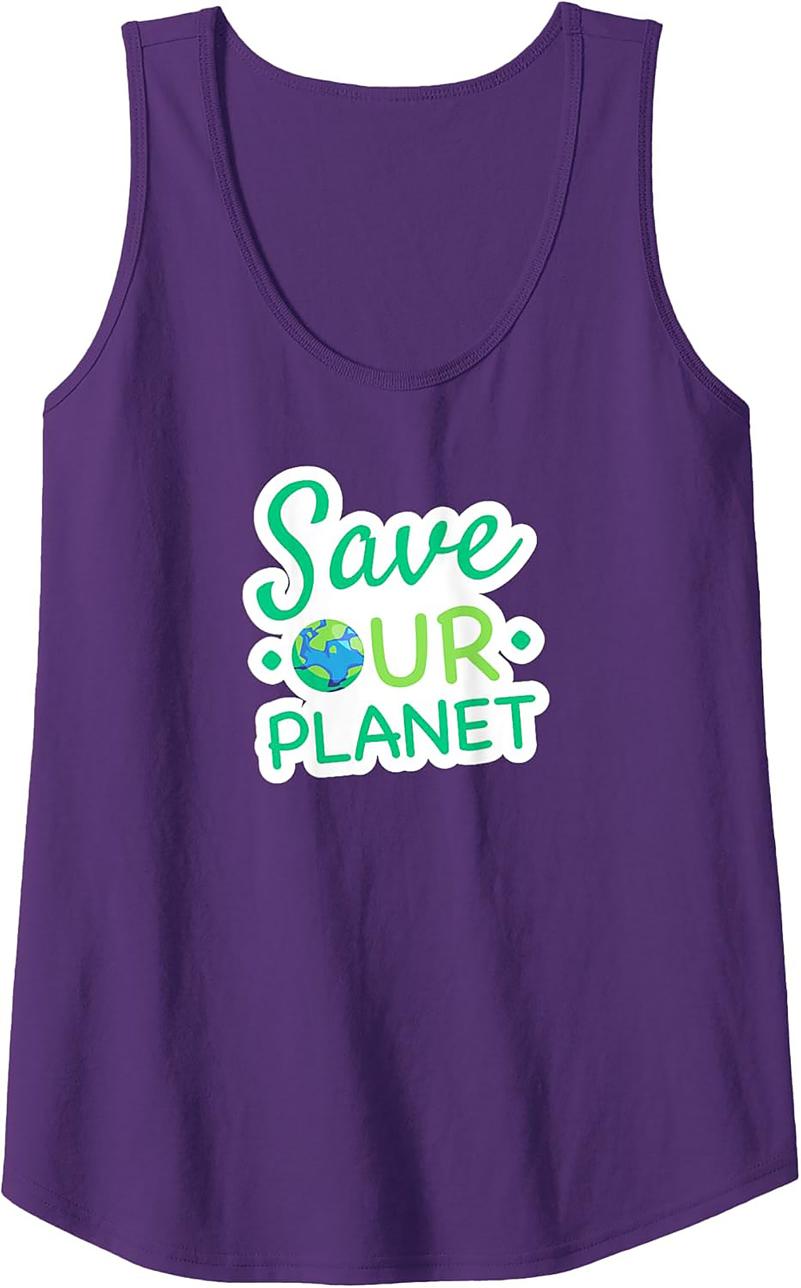 Save Our Planet Tank Top | Eco-Friendly Graphic Sleeveless Tee