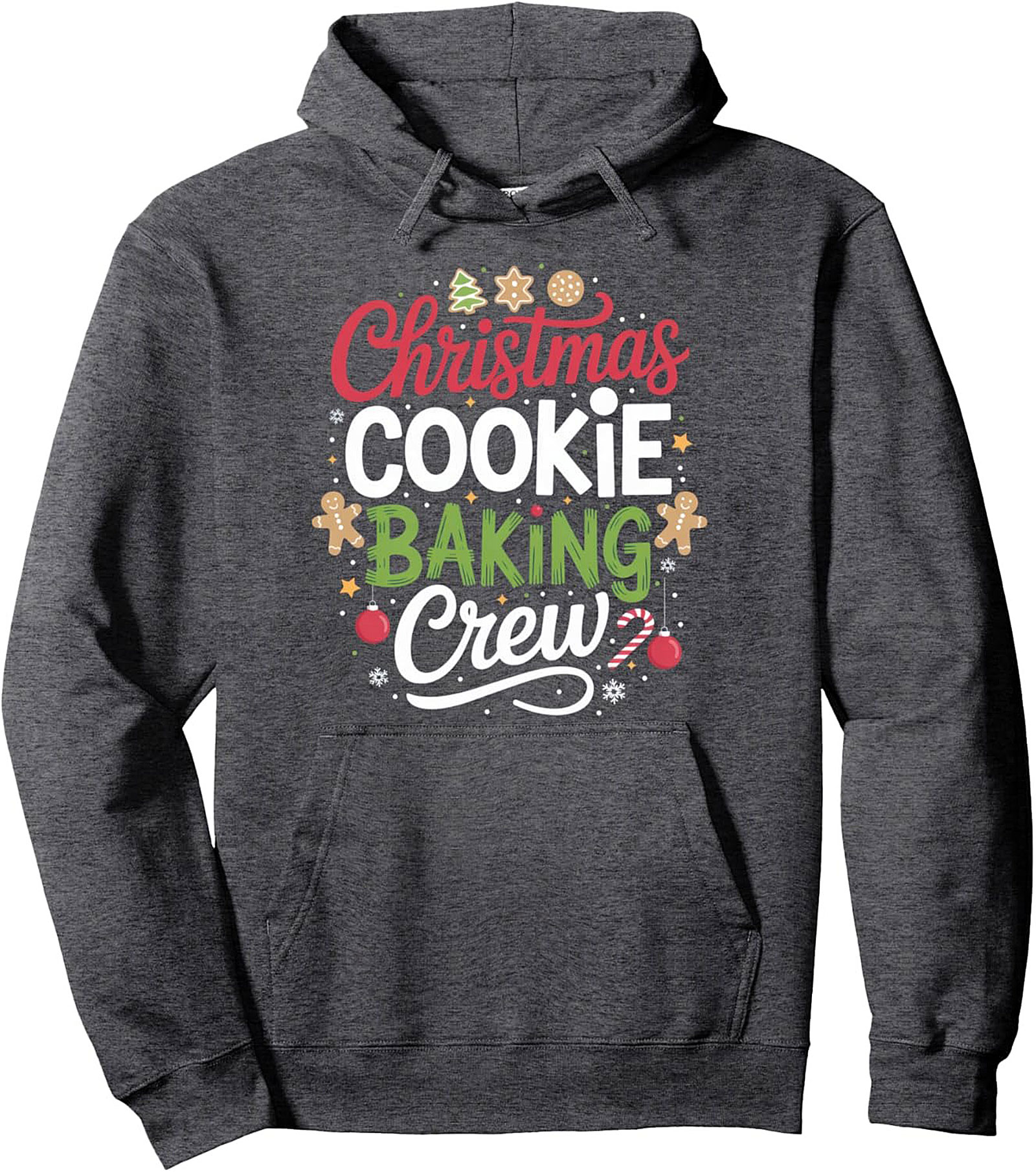 Christmas Cookie Baking Crew Graphic Hoodie - Festive Holiday Pullover
