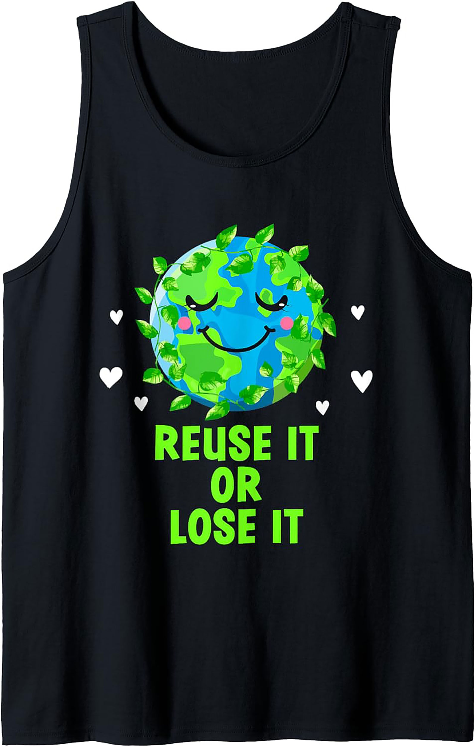 Reuse It Or Lose It Eco-Friendly Graphic Tank Top | Unisex