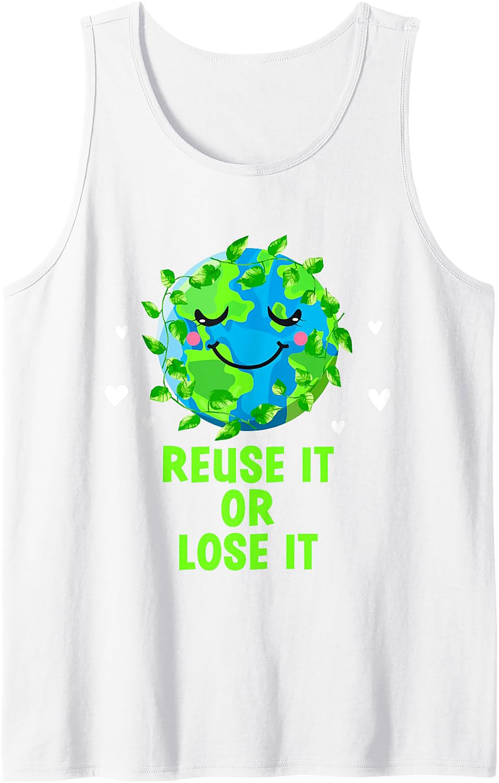 Reuse It Or Lose It Eco-Friendly Graphic Tank Top | Unisex