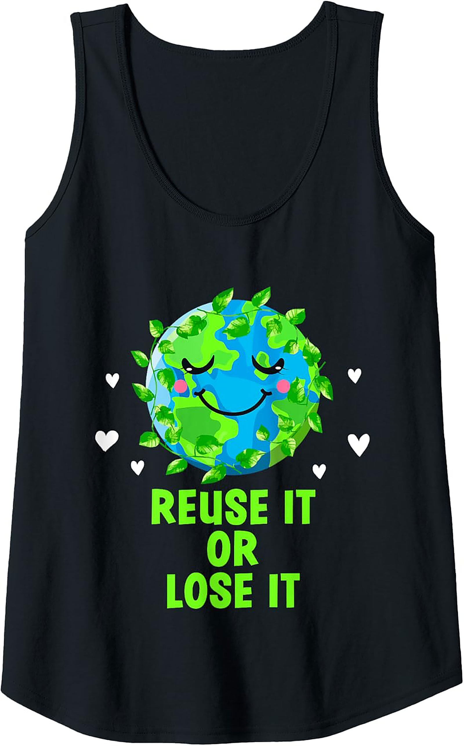 Reuse It Or Lose It Eco-Friendly Graphic Tank Top | Unisex
