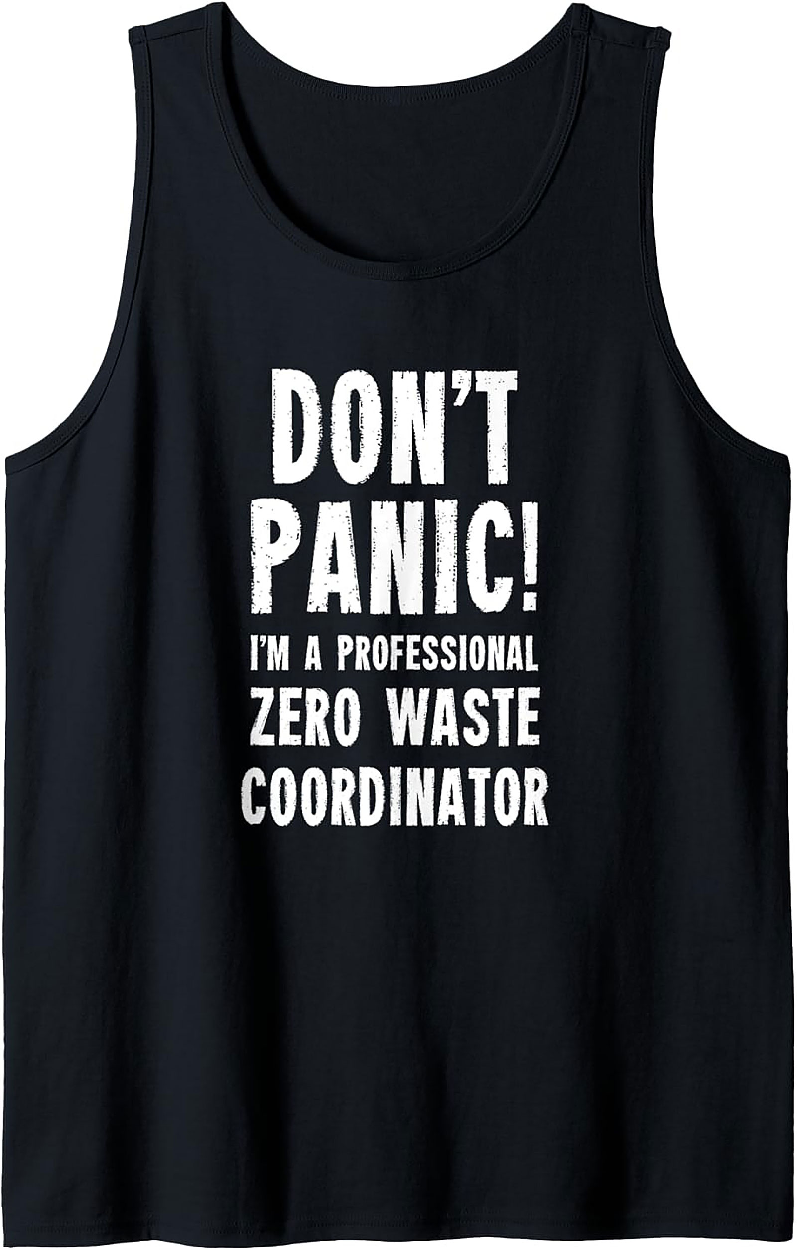 Zero Waste Coordinator Tank Top | Funny Eco Graphic Tank