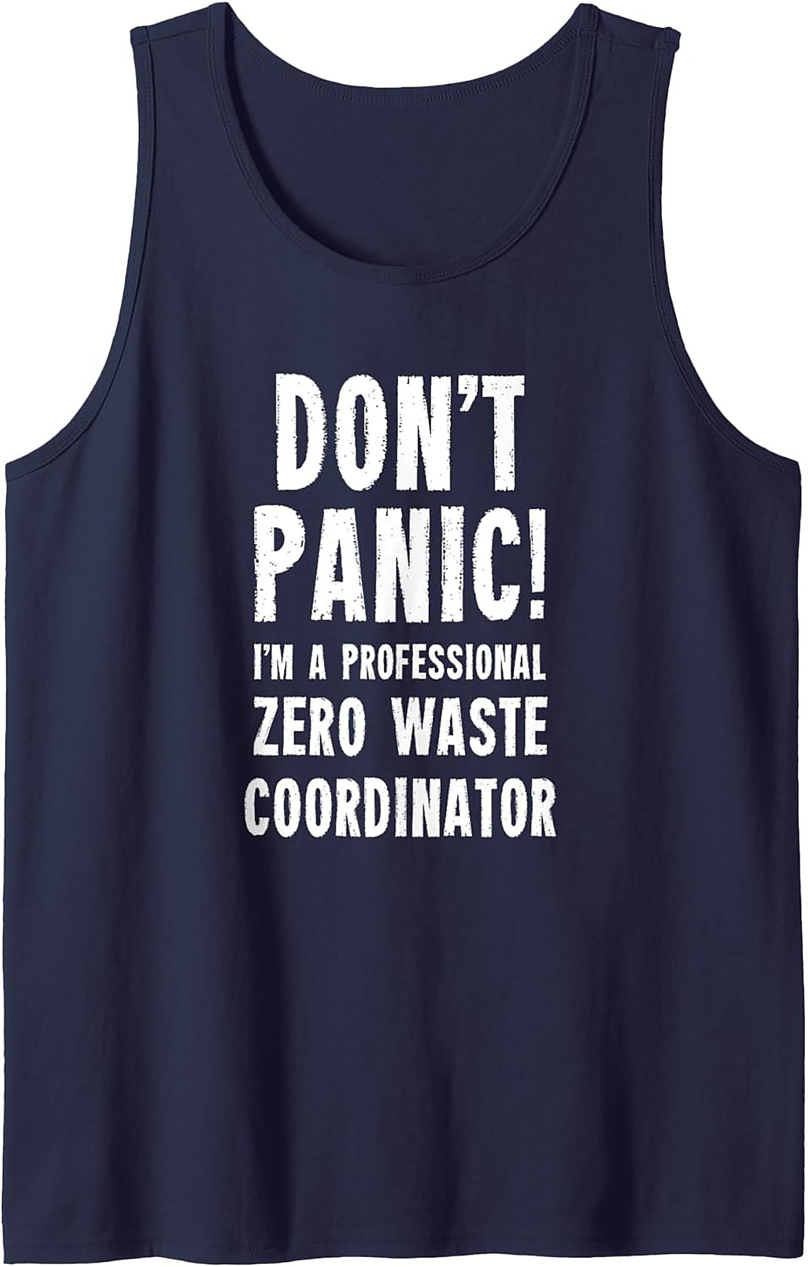 Zero Waste Coordinator Tank Top | Funny Eco Graphic Tank