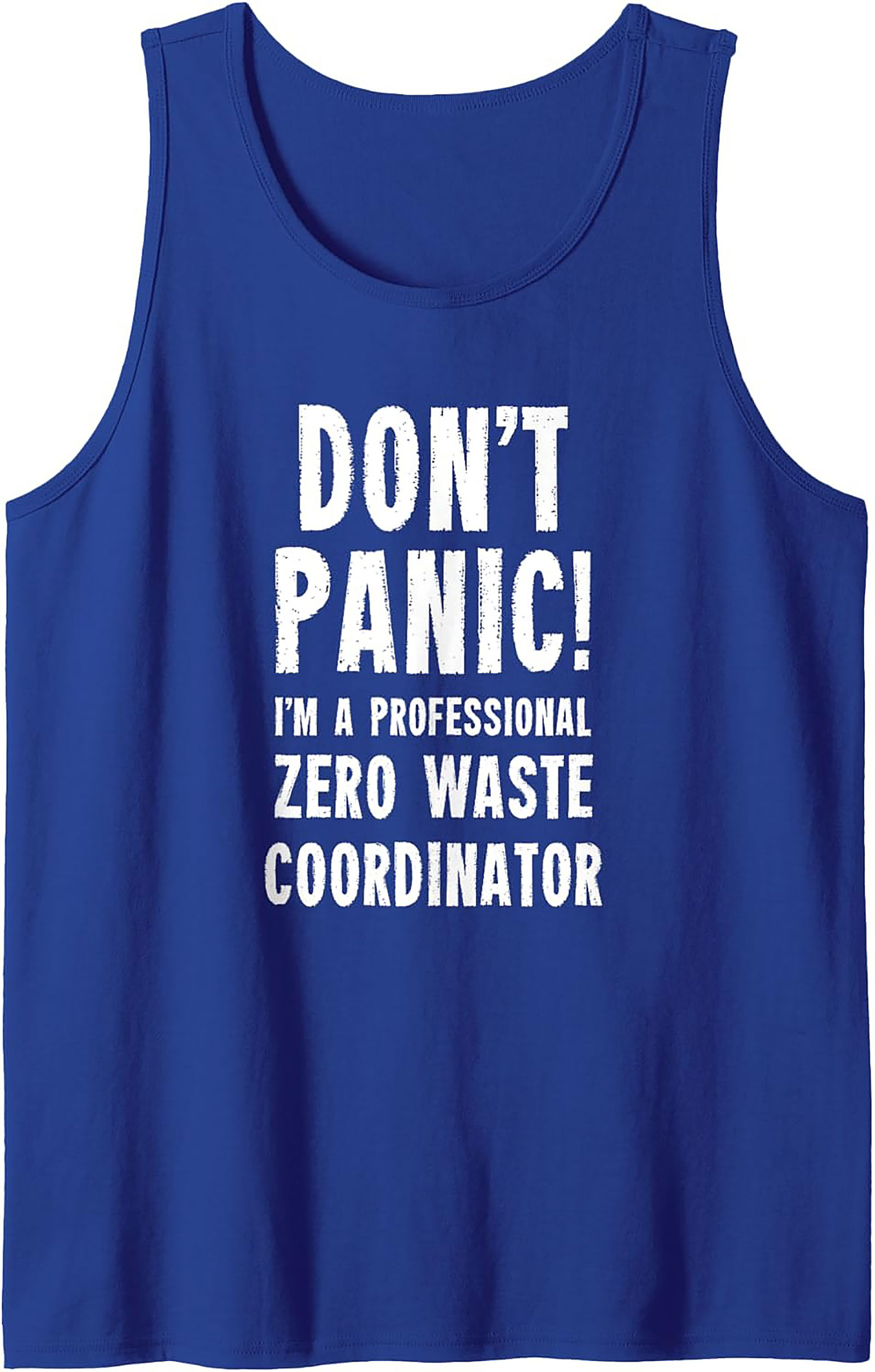 Zero Waste Coordinator Tank Top | Funny Eco Graphic Tank