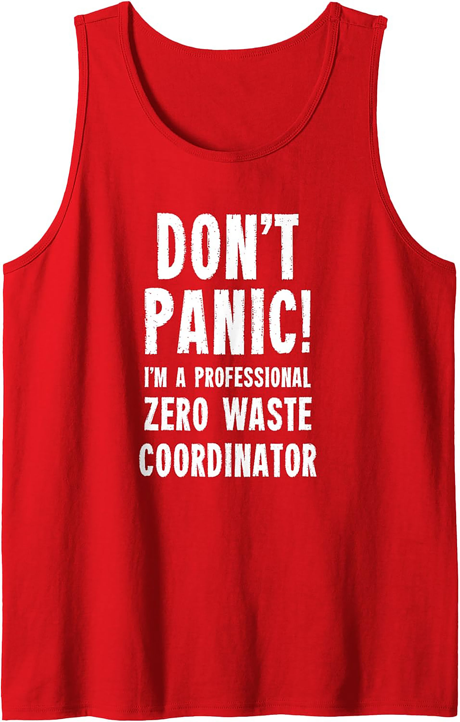 Zero Waste Coordinator Tank Top | Funny Eco Graphic Tank