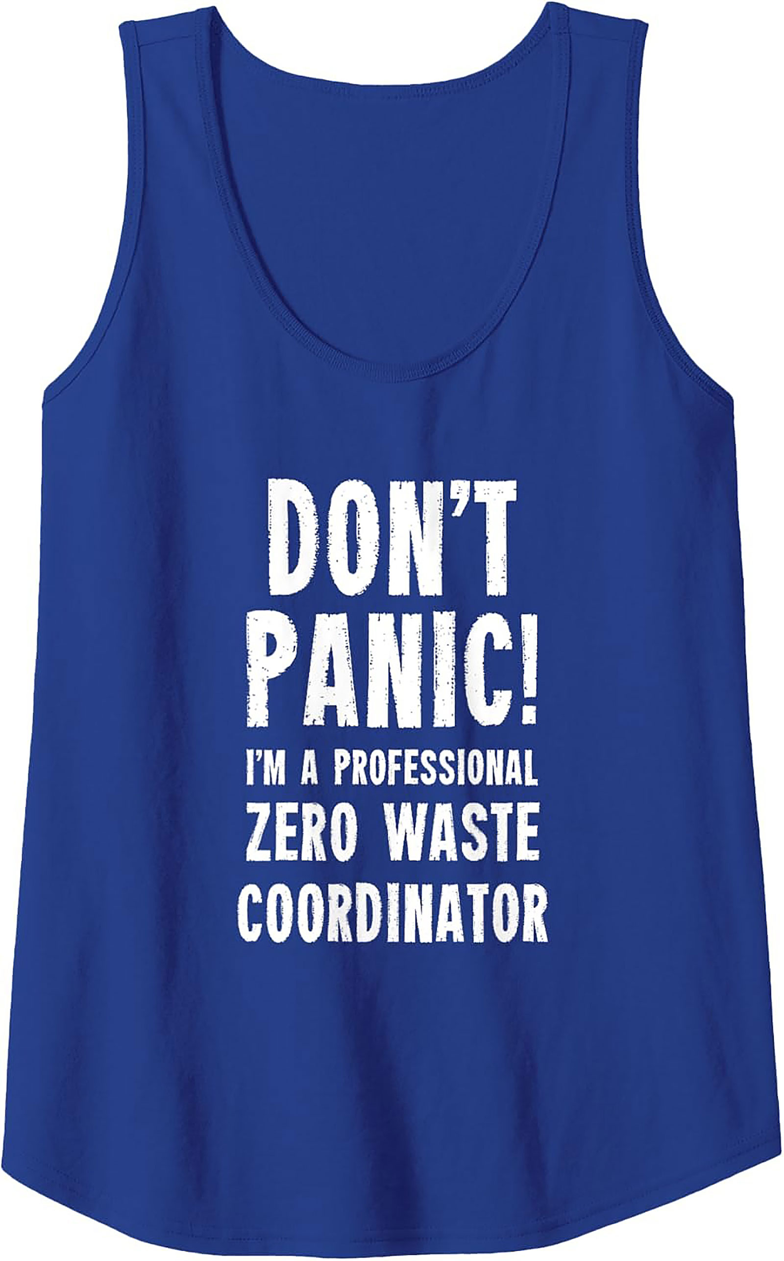 Zero Waste Coordinator Tank Top | Funny Eco Graphic Tank