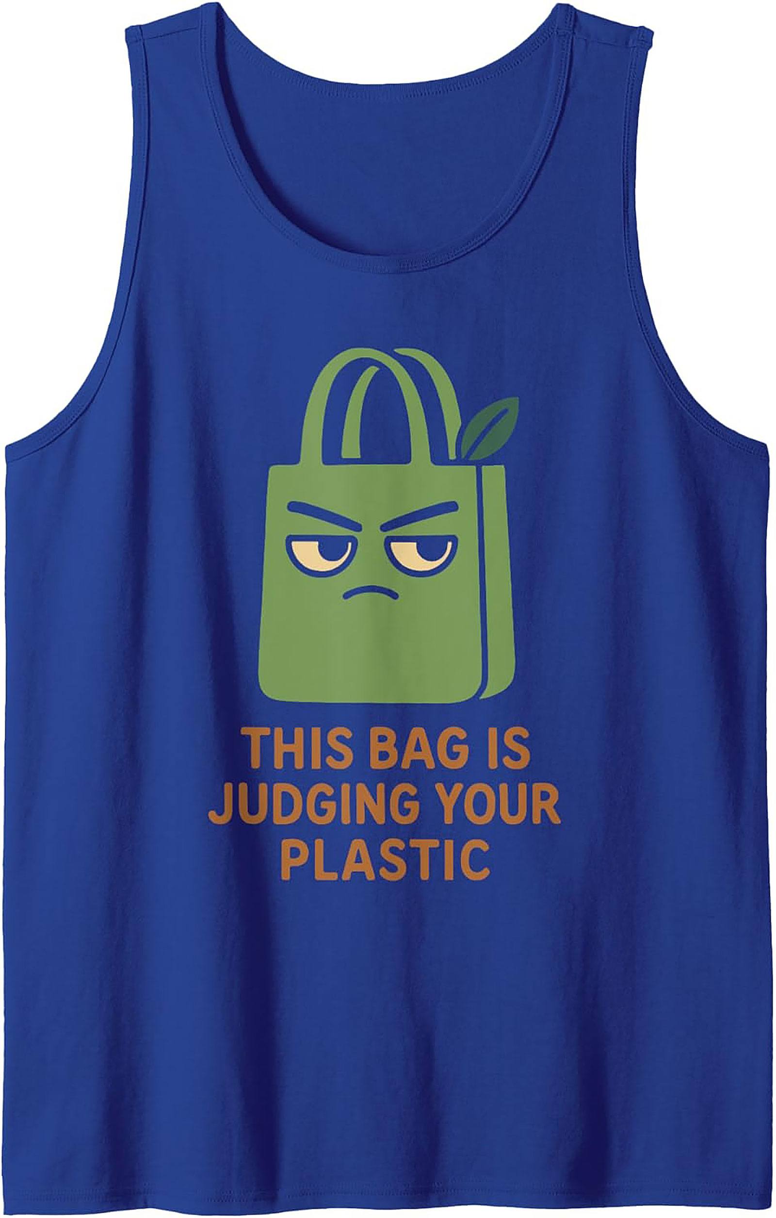 Judging Your Plastic Graphic Tank Top | Eco-Friendly Style